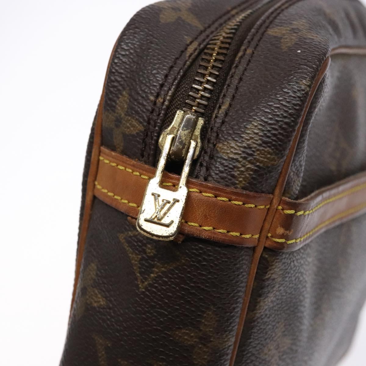 LOUIS VUITTON Monogram Compiegne 23 Clutch Bag M51847 LV Auth 140209
