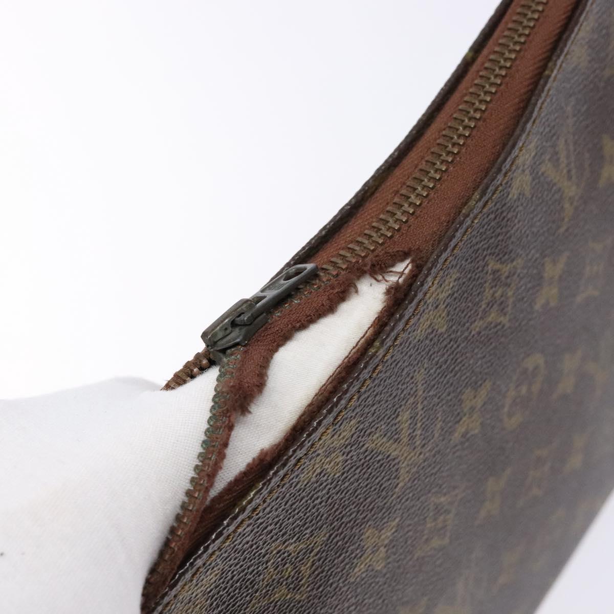 LOUIS VUITTON Monogram Posh Documents Clutch Bag M53456 LV Auth 140211