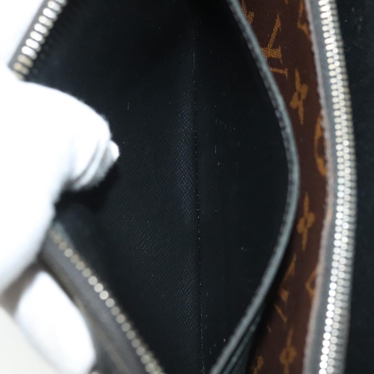 LOUIS VUITTON Monogram Macassar Zippy XL Long Wallet M61506 LV Auth 140217