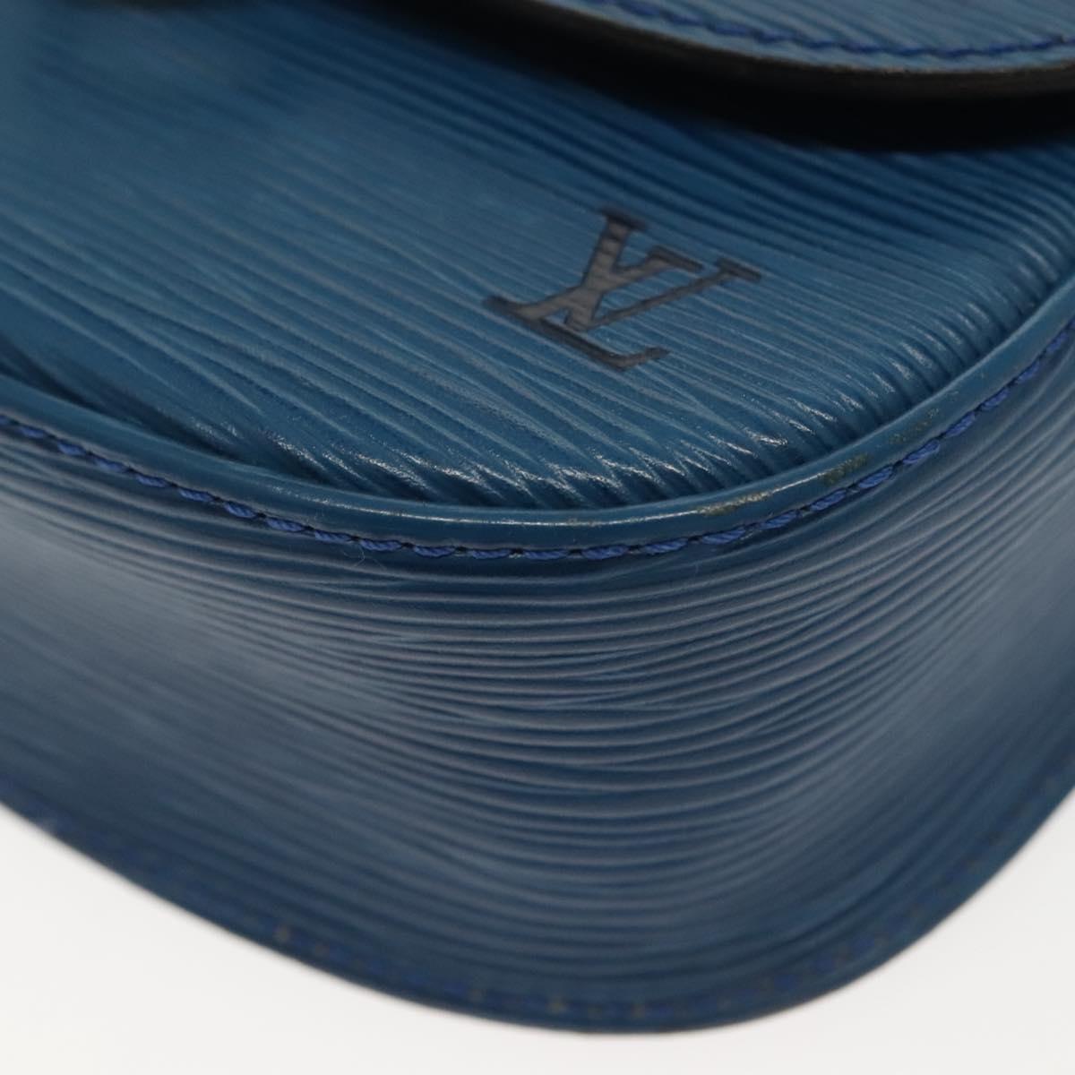 LOUIS VUITTON Epi Saint Cloud PM Shoulder Bag Blue M52195 LV Auth 140230