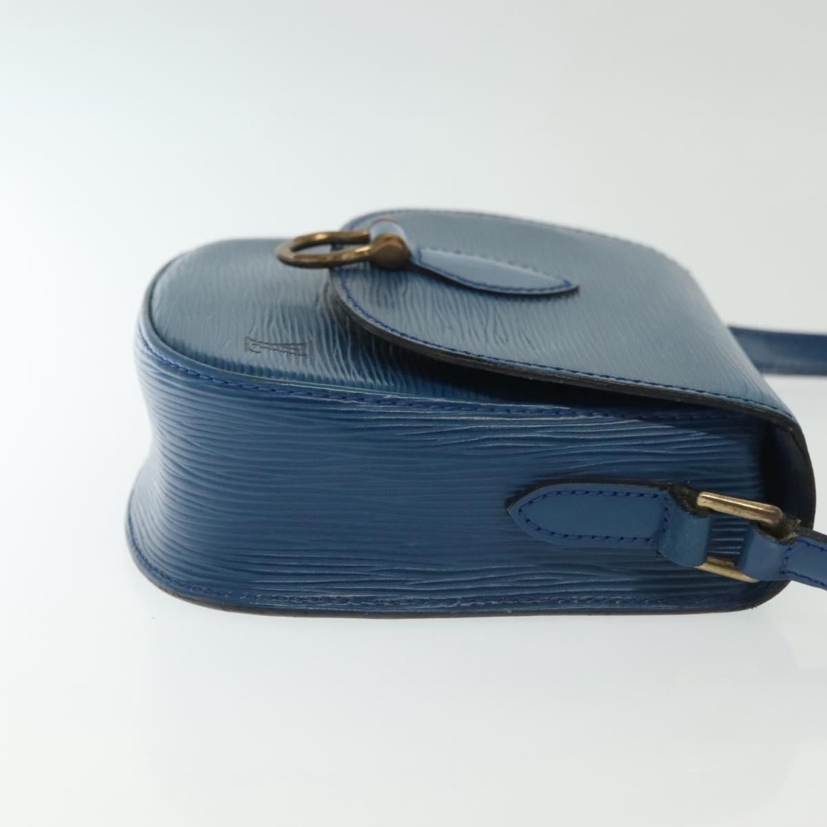 LOUIS VUITTON Epi Saint Cloud PM Shoulder Bag Blue M52195 LV Auth 140230