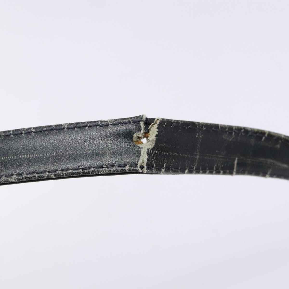 CELINE C Sulky Shoulder Bag Canvas Navy Auth 140236