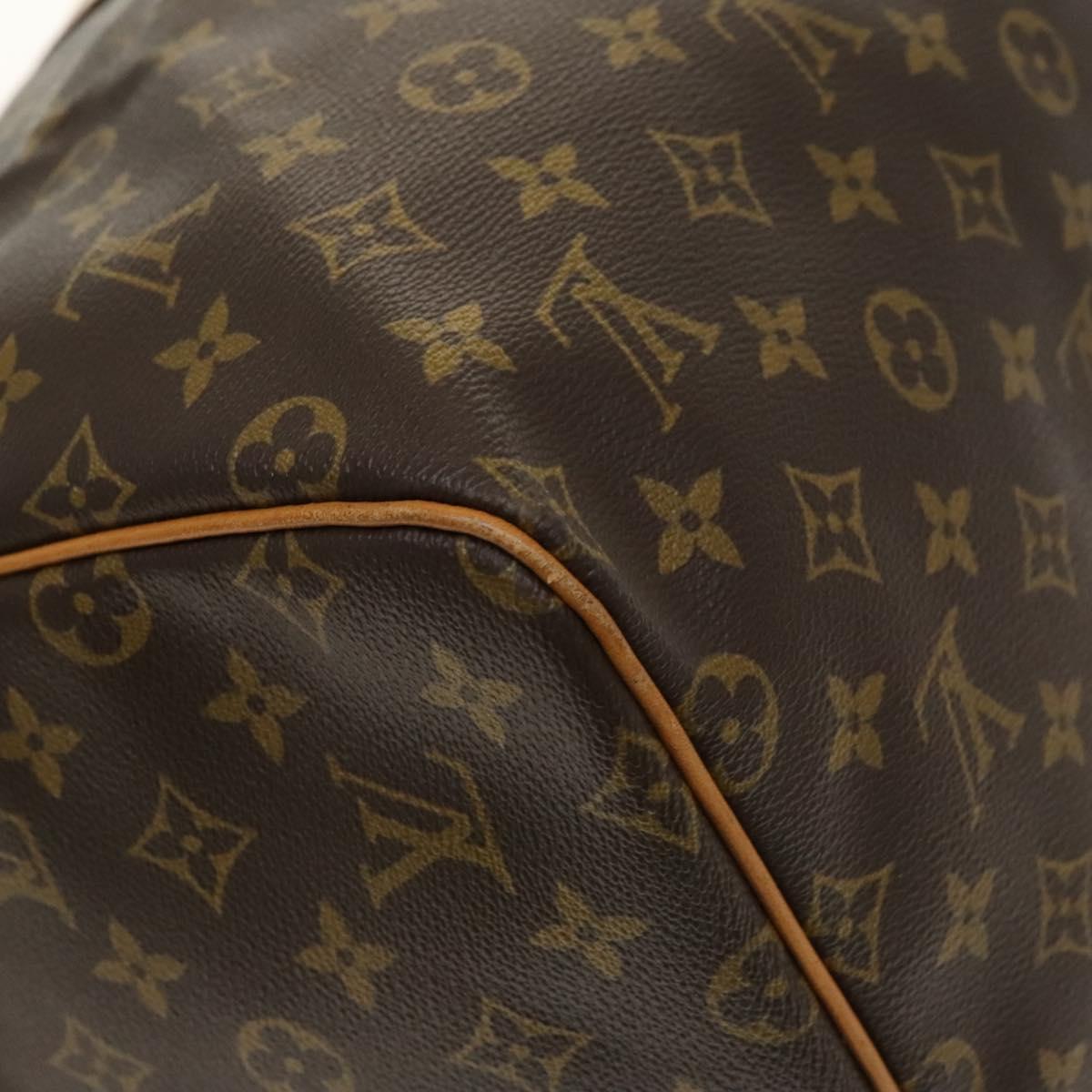 LOUIS VUITTON Monogram Keepall 55 Boston Bag M41424 LV Auth 140251