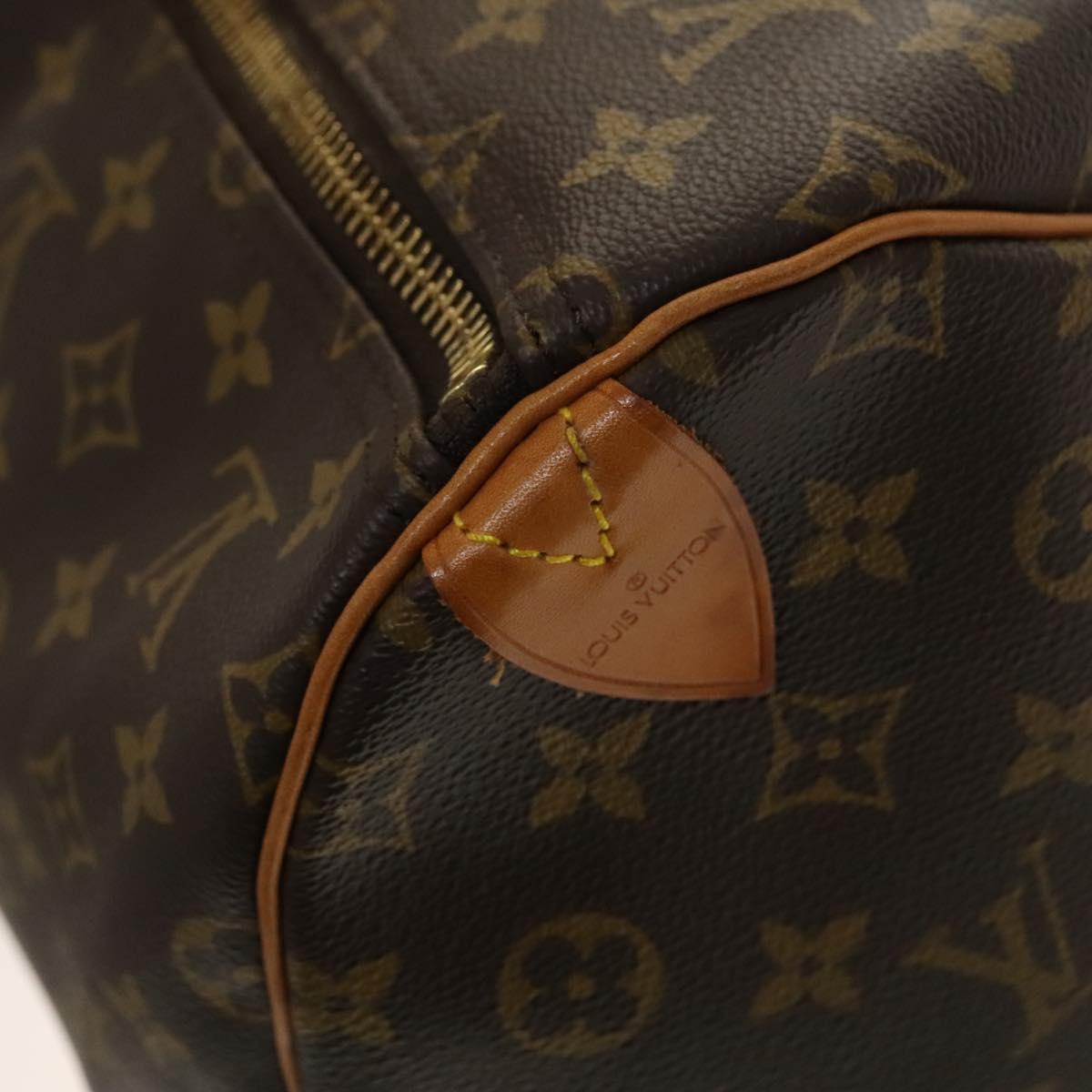 LOUIS VUITTON Monogram Keepall 55 Boston Bag M41424 LV Auth 140251