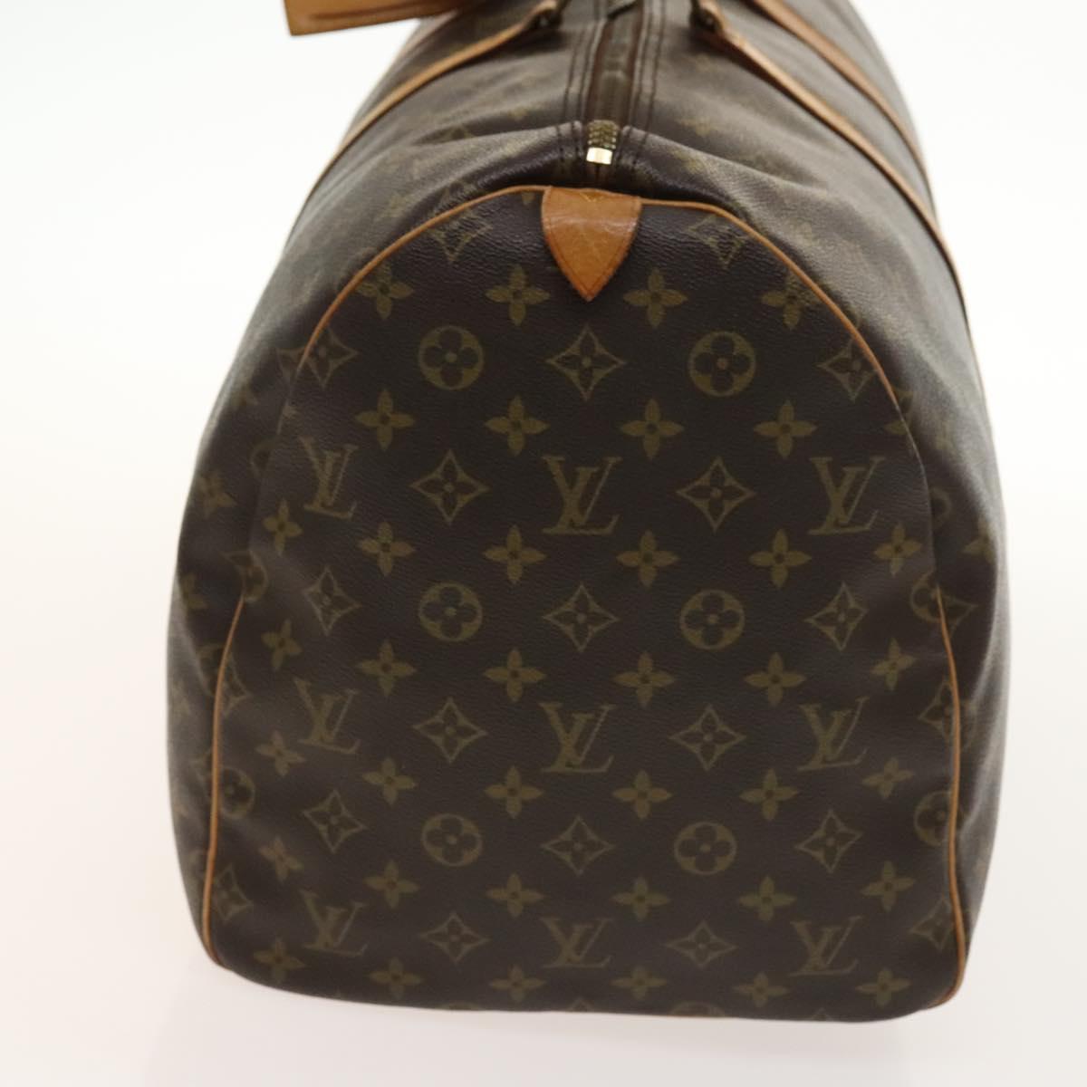 LOUIS VUITTON Monogram Keepall 55 Boston Bag M41424 LV Auth 140252