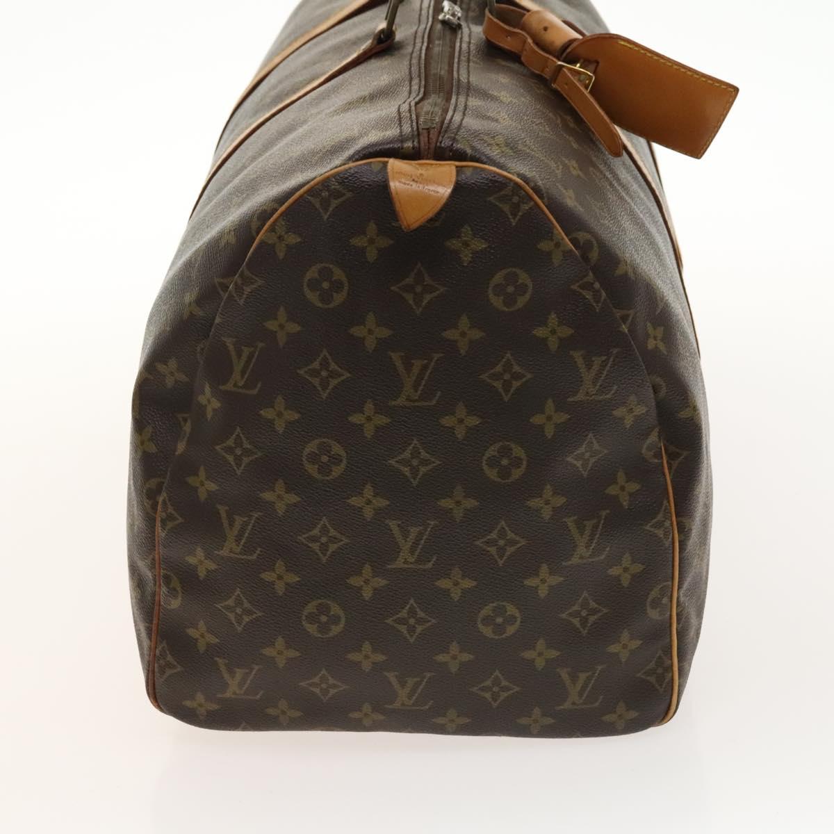 LOUIS VUITTON Monogram Keepall 55 Boston Bag M41424 LV Auth 140252