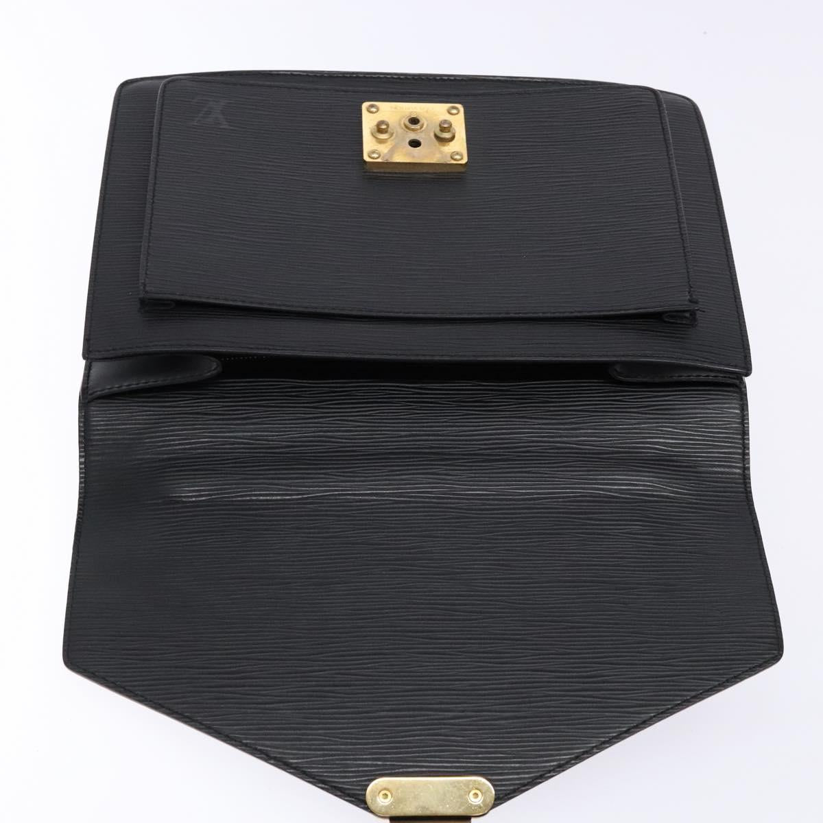 LOUIS VUITTON Epi Monceau 28 Hand Bag Black M52122 LV Auth 140261