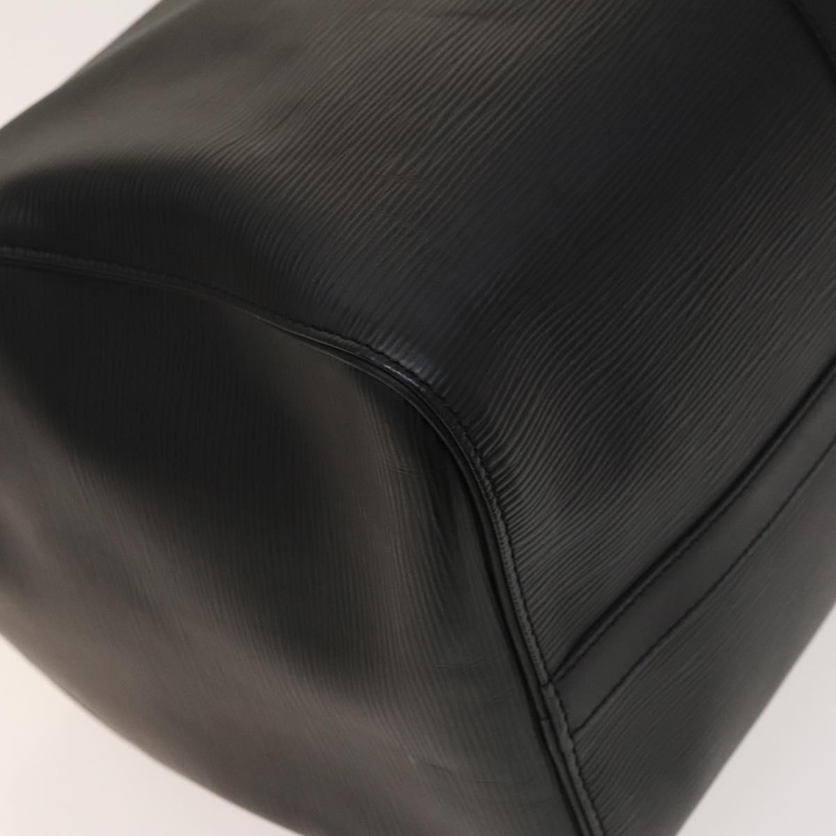 LOUIS VUITTON Epi Keepall 45 Boston Bag Black M42972 LV Auth 140262