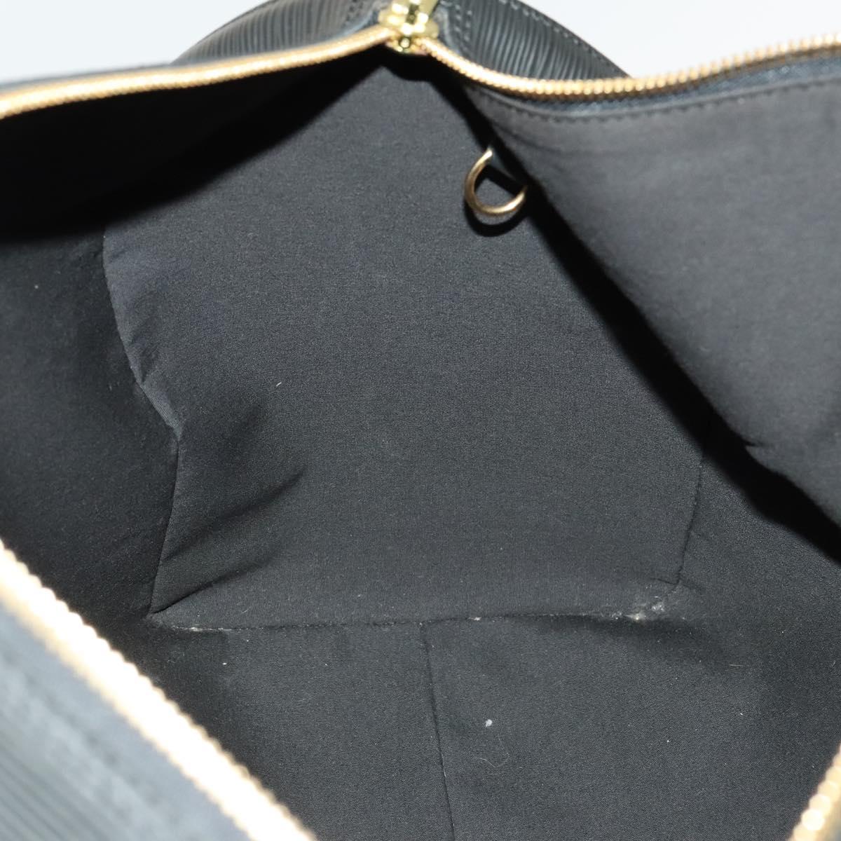LOUIS VUITTON Epi Keepall 45 Boston Bag Black M42972 LV Auth 140262