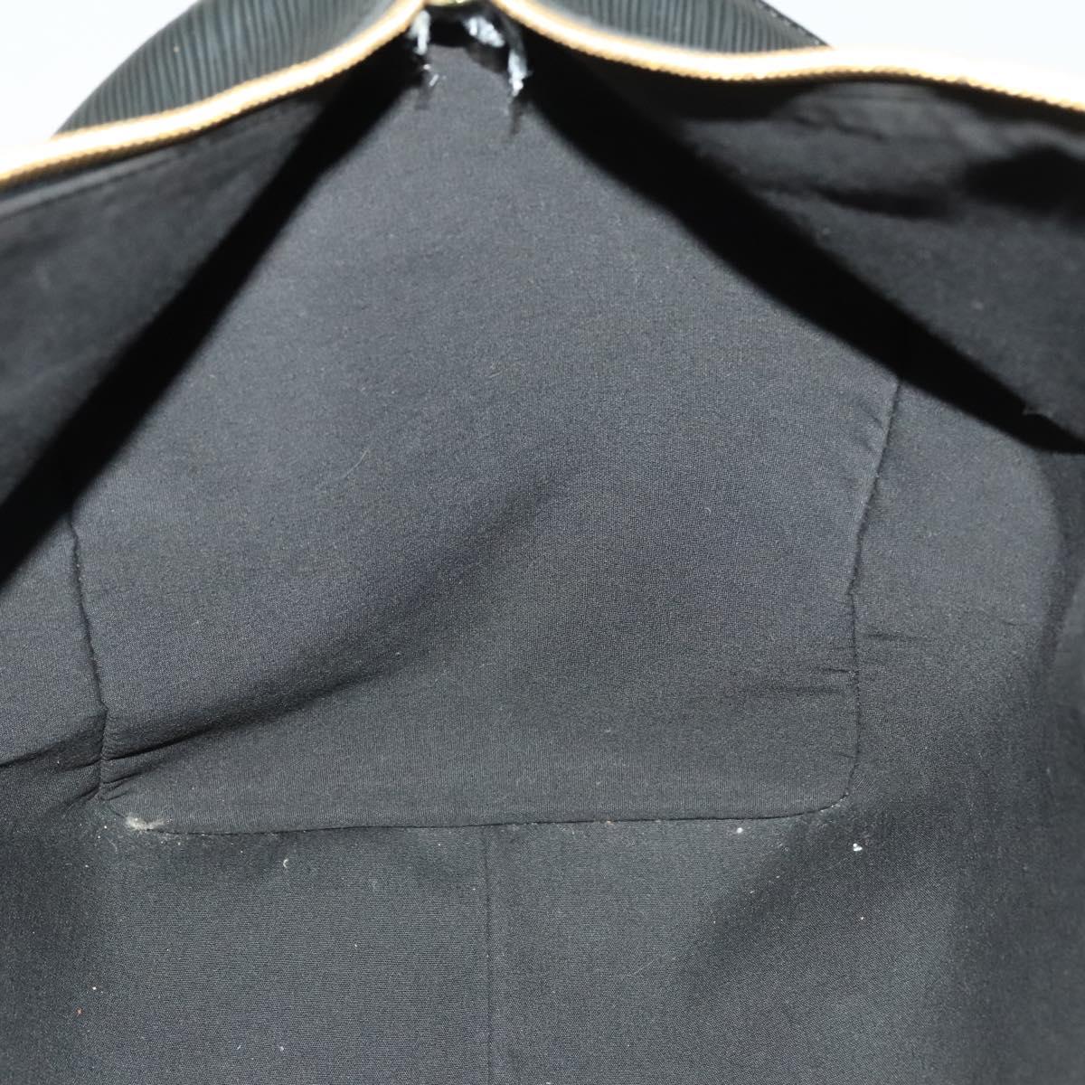 LOUIS VUITTON Epi Keepall 45 Boston Bag Black M42972 LV Auth 140262
