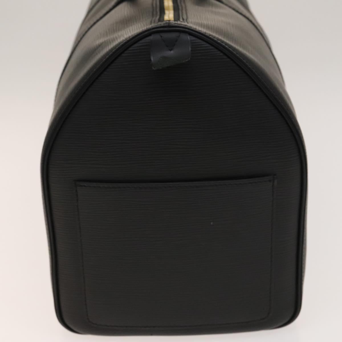 LOUIS VUITTON Epi Keepall 45 Boston Bag Black M42972 LV Auth 140262
