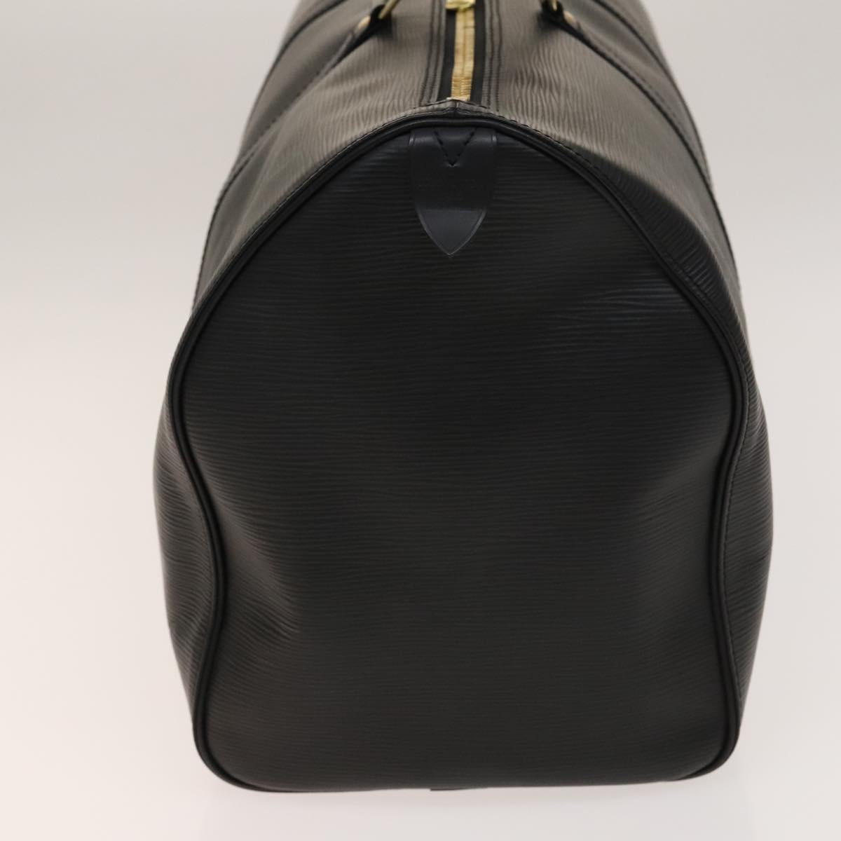 LOUIS VUITTON Epi Keepall 45 Boston Bag Black M42972 LV Auth 140262