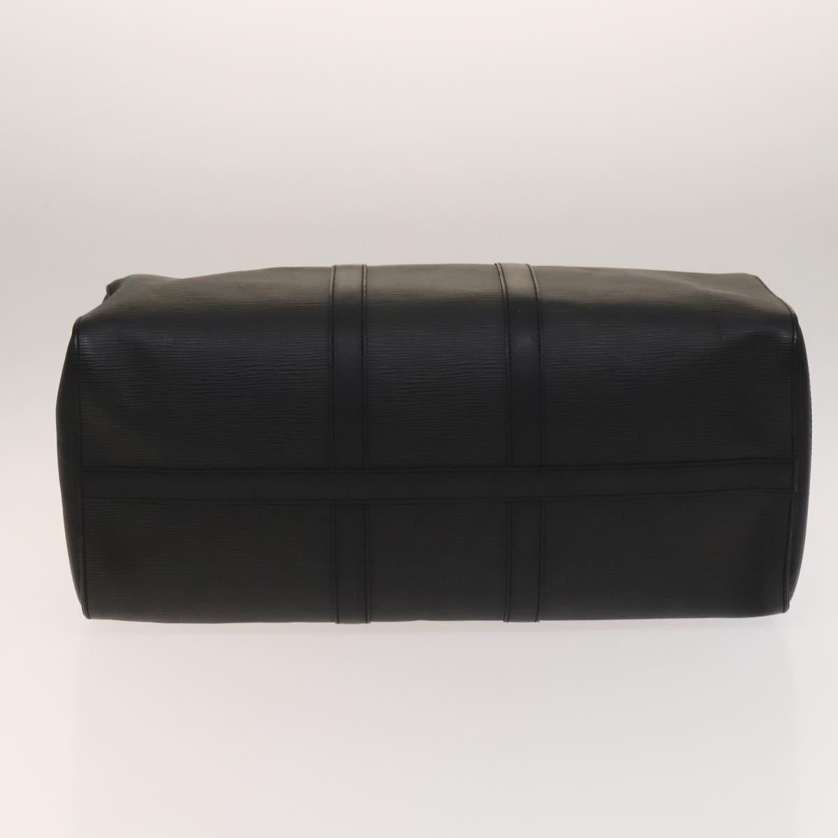 LOUIS VUITTON Epi Keepall 45 Boston Bag Black M42972 LV Auth 140262