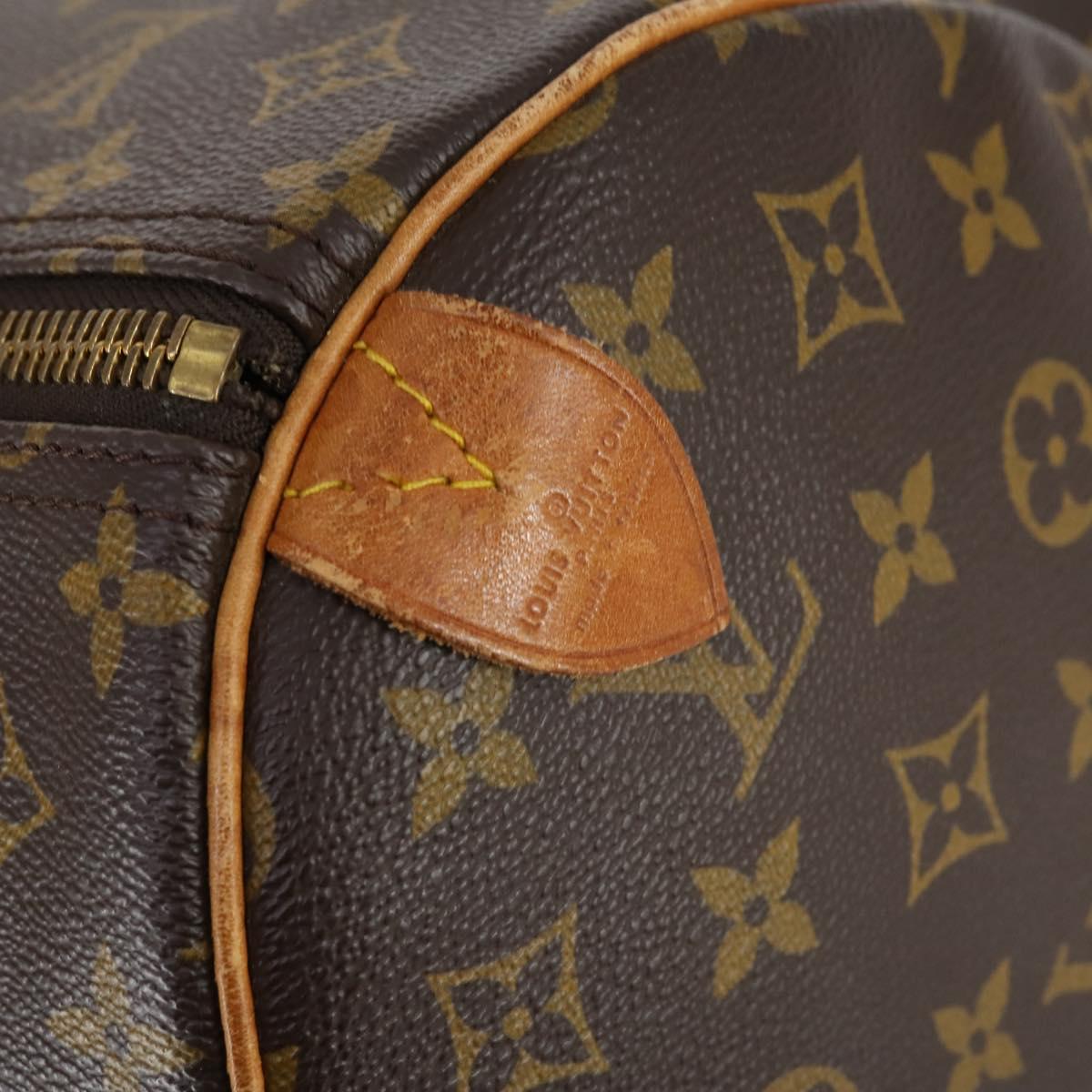 LOUIS VUITTON Monogram Keepall 60 Boston Bag M41422 LV Auth 140266