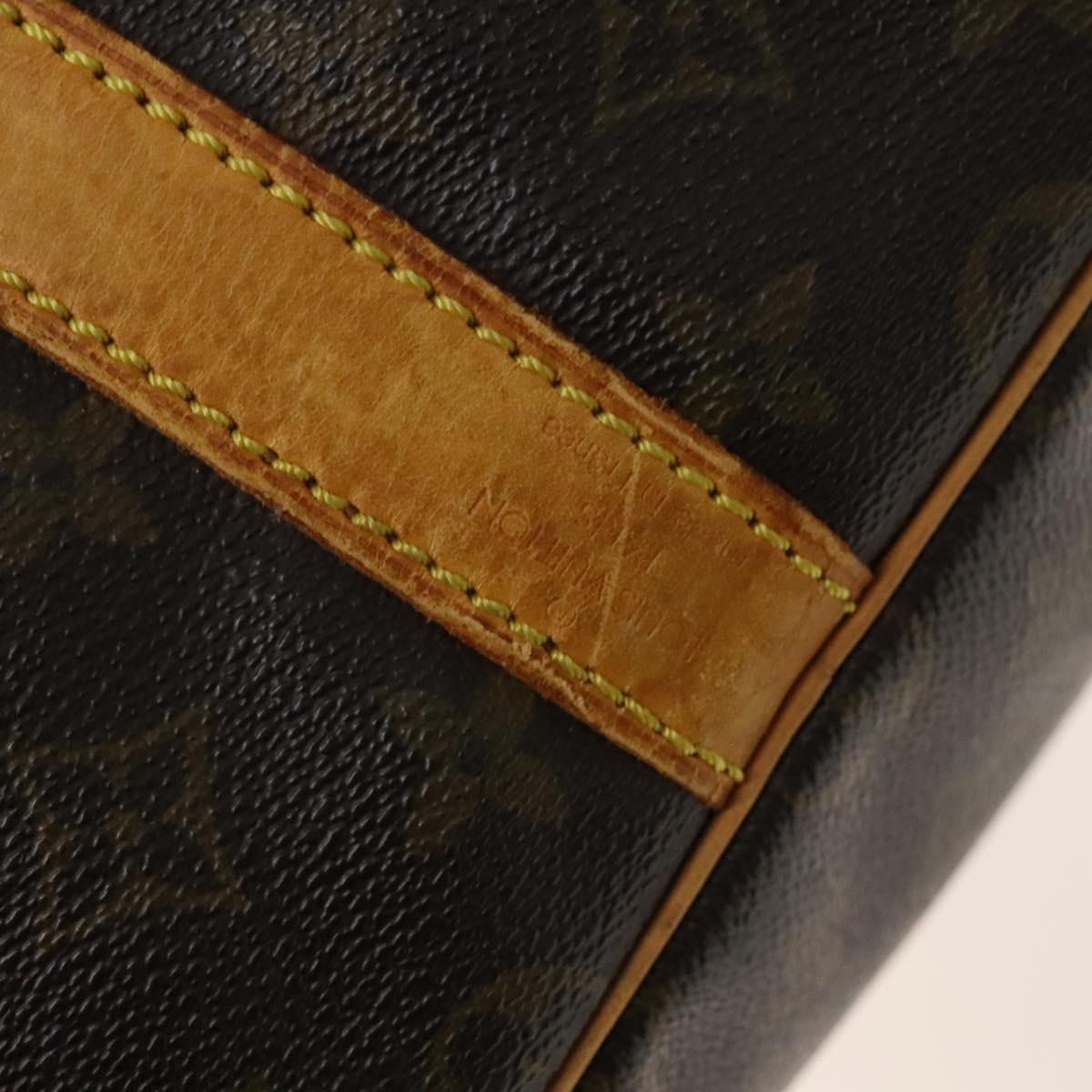 LOUIS VUITTON Monogram Keepall Bandouliere 55 Boston Bag M41414 LV Auth 140268