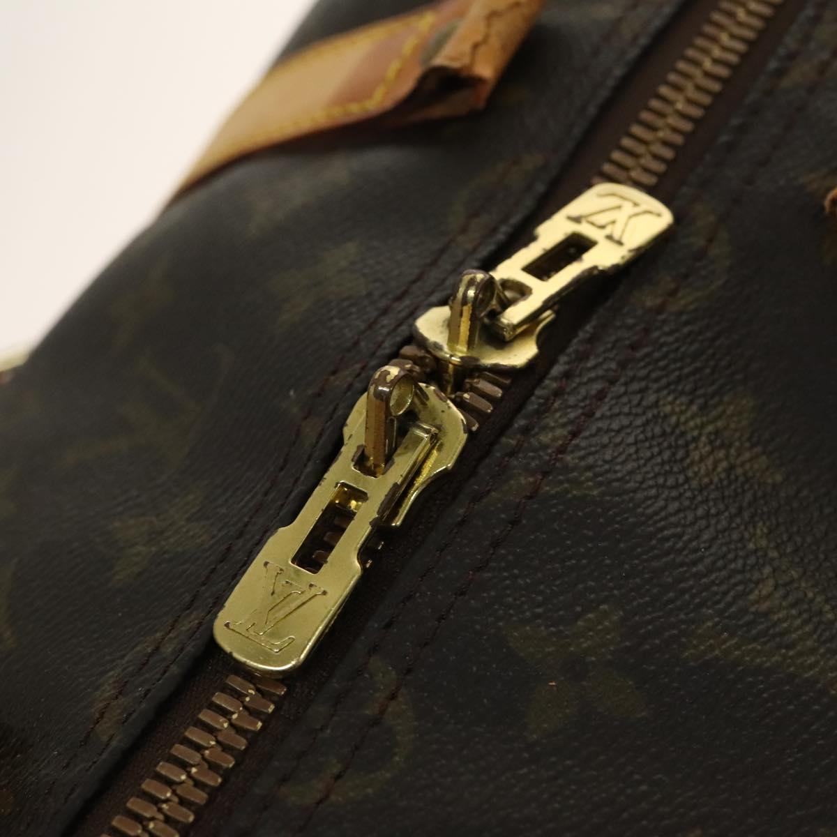 LOUIS VUITTON Monogram Keepall Bandouliere 55 Boston Bag M41414 LV Auth 140268