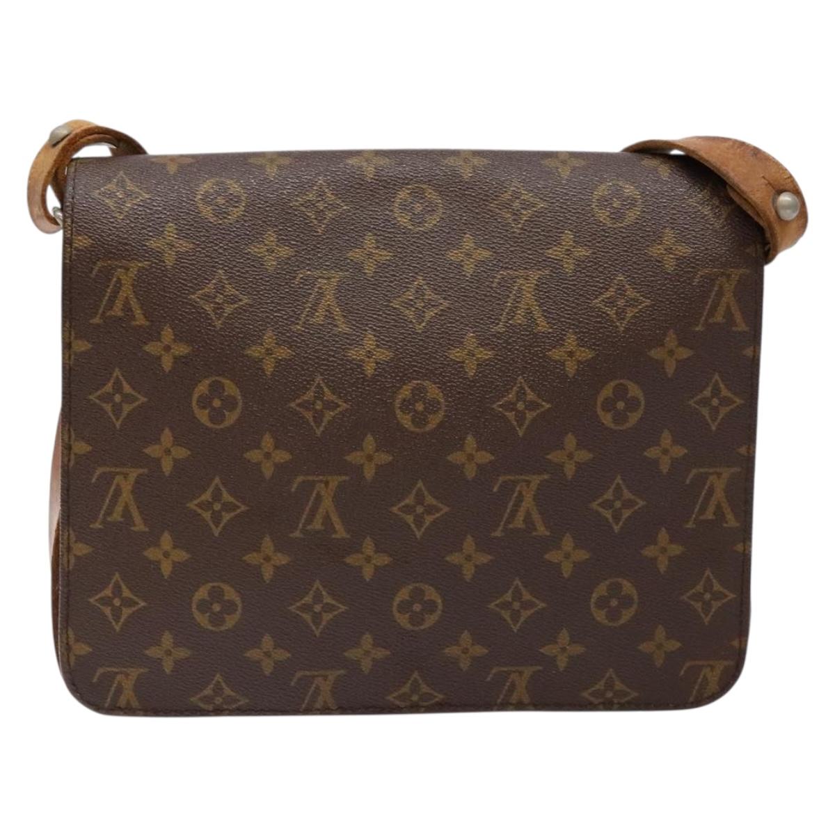 LOUIS VUITTON Monogram Cartouchiere GM Shoulder Bag M51252 LV Auth 140280