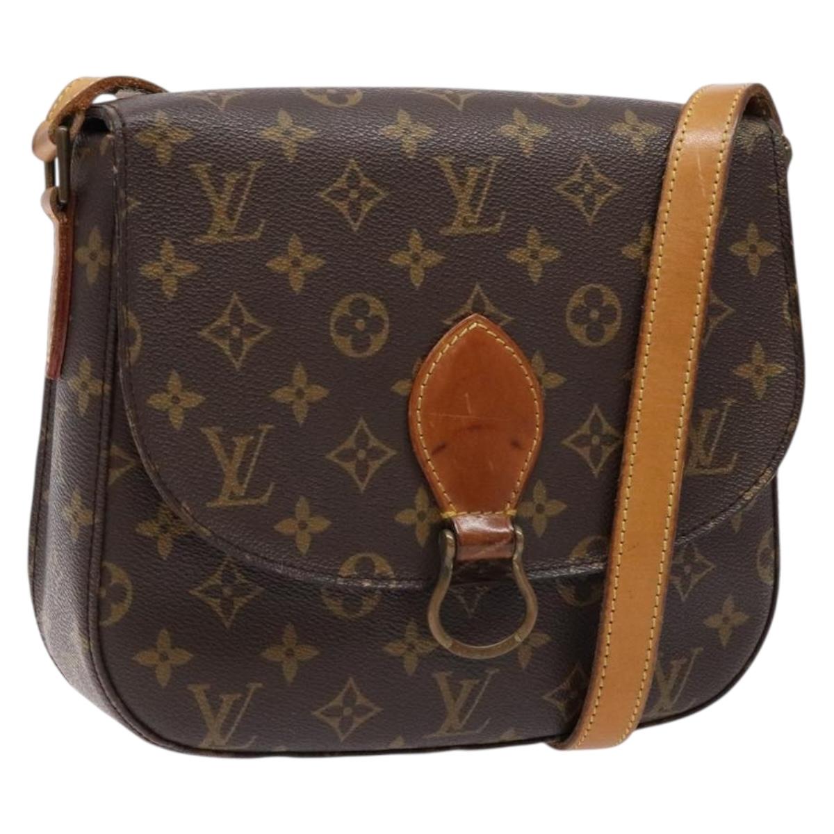 LOUIS VUITTON Monogram Saint Cloud GM Shoulder Bag M51242 LV Auth 140281