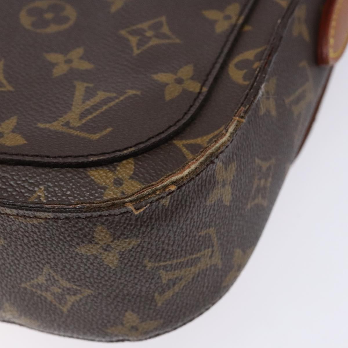 LOUIS VUITTON Monogram Saint Cloud GM Shoulder Bag M51242 LV Auth 140281