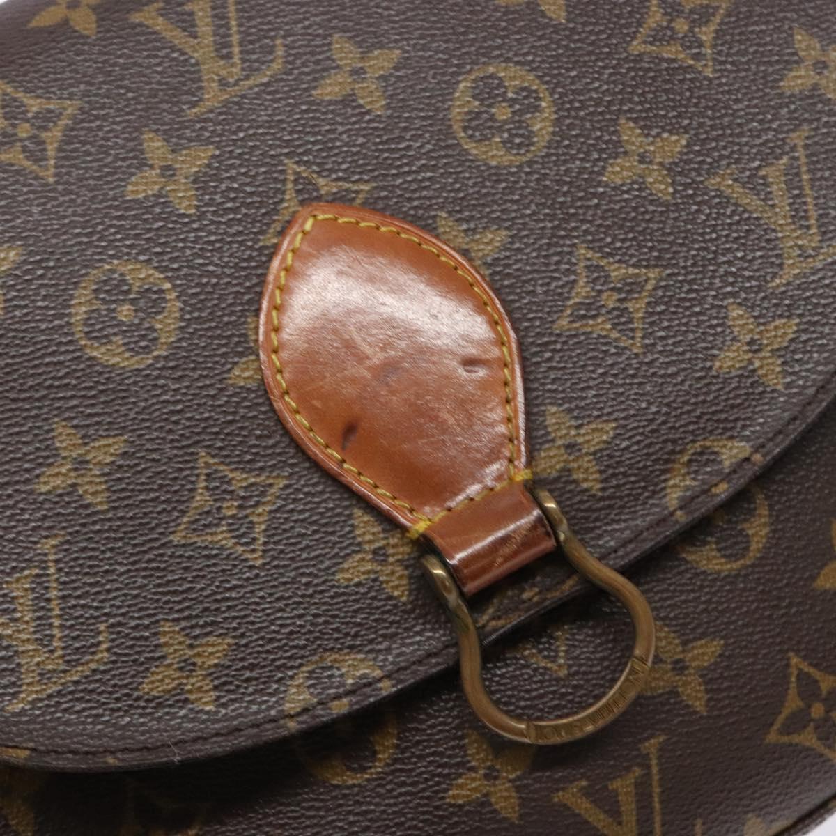 LOUIS VUITTON Monogram Saint Cloud GM Shoulder Bag M51242 LV Auth 140281