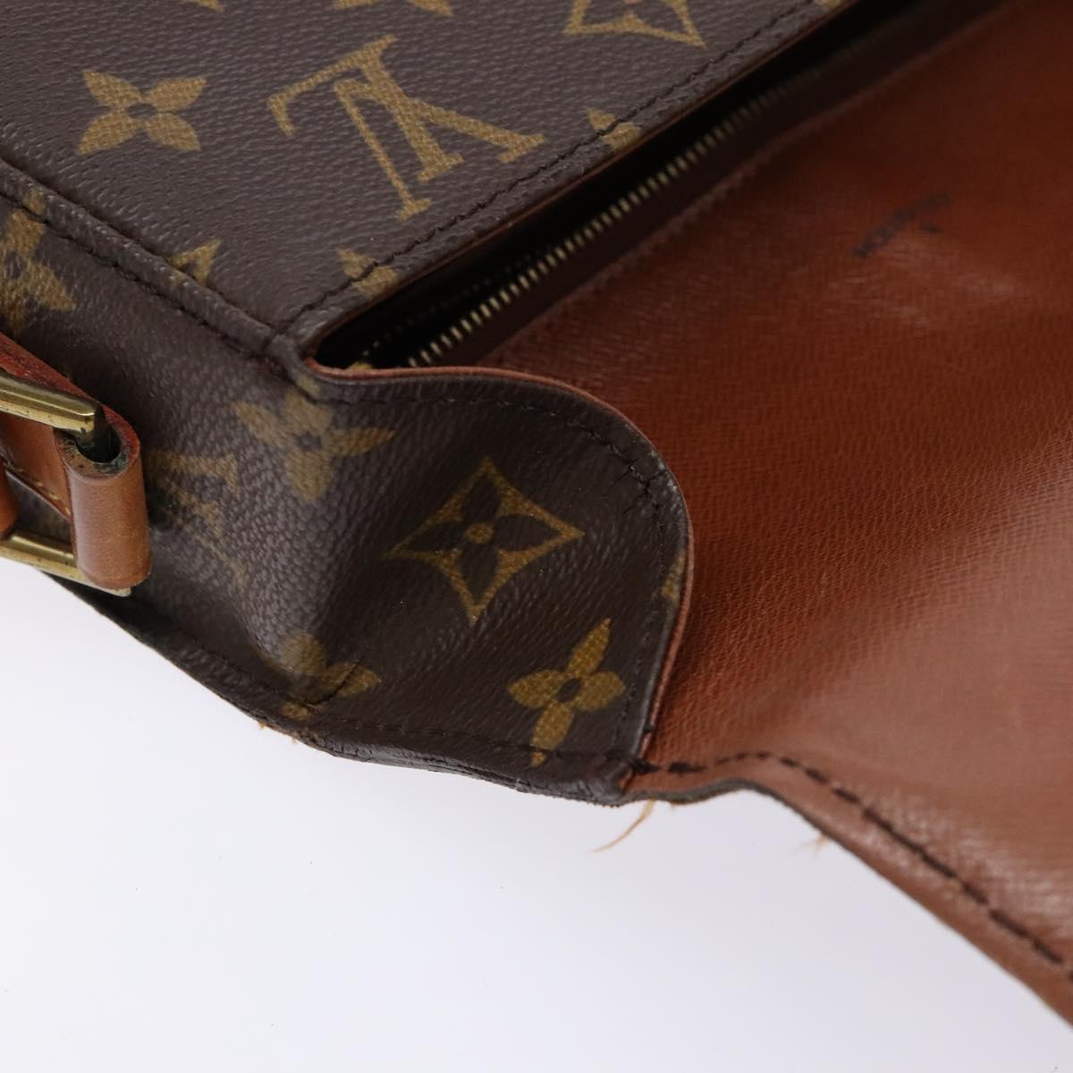 LOUIS VUITTON Monogram Saint Cloud GM Shoulder Bag M51242 LV Auth 140281