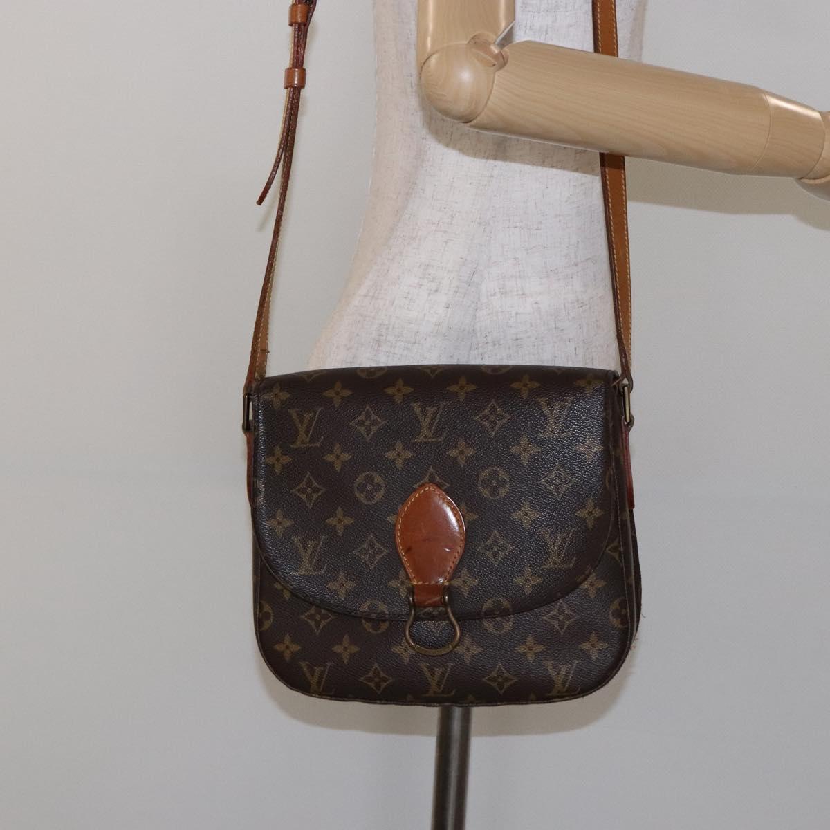LOUIS VUITTON Monogram Saint Cloud GM Shoulder Bag M51242 LV Auth 140281