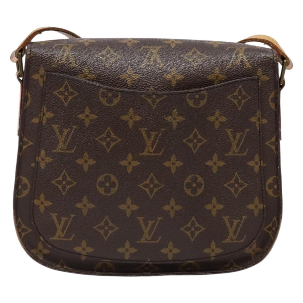 LOUIS VUITTON Monogram Saint Cloud GM Shoulder Bag M51242 LV Auth 140281