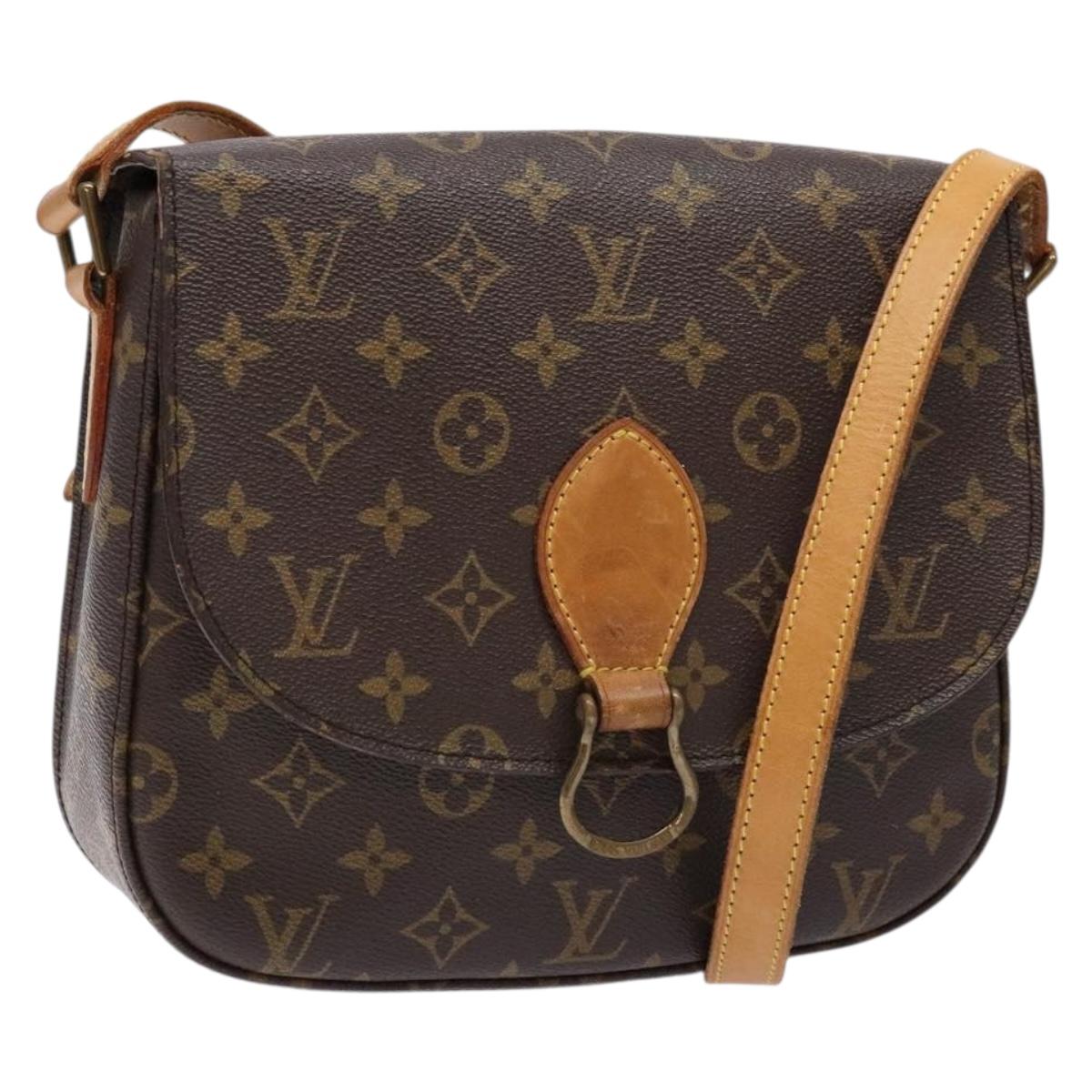 LOUIS VUITTON Monogram Saint Cloud GM Shoulder Bag M51242 LV Auth 140282