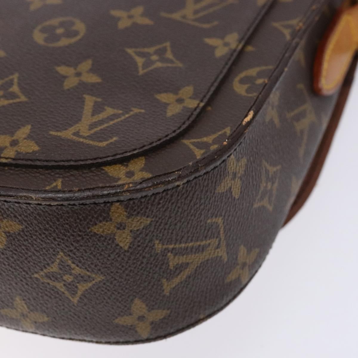 LOUIS VUITTON Monogram Saint Cloud GM Shoulder Bag M51242 LV Auth 140282