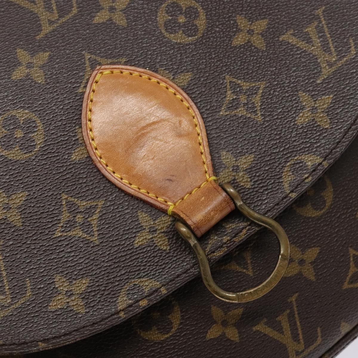 LOUIS VUITTON Monogram Saint Cloud GM Shoulder Bag M51242 LV Auth 140282