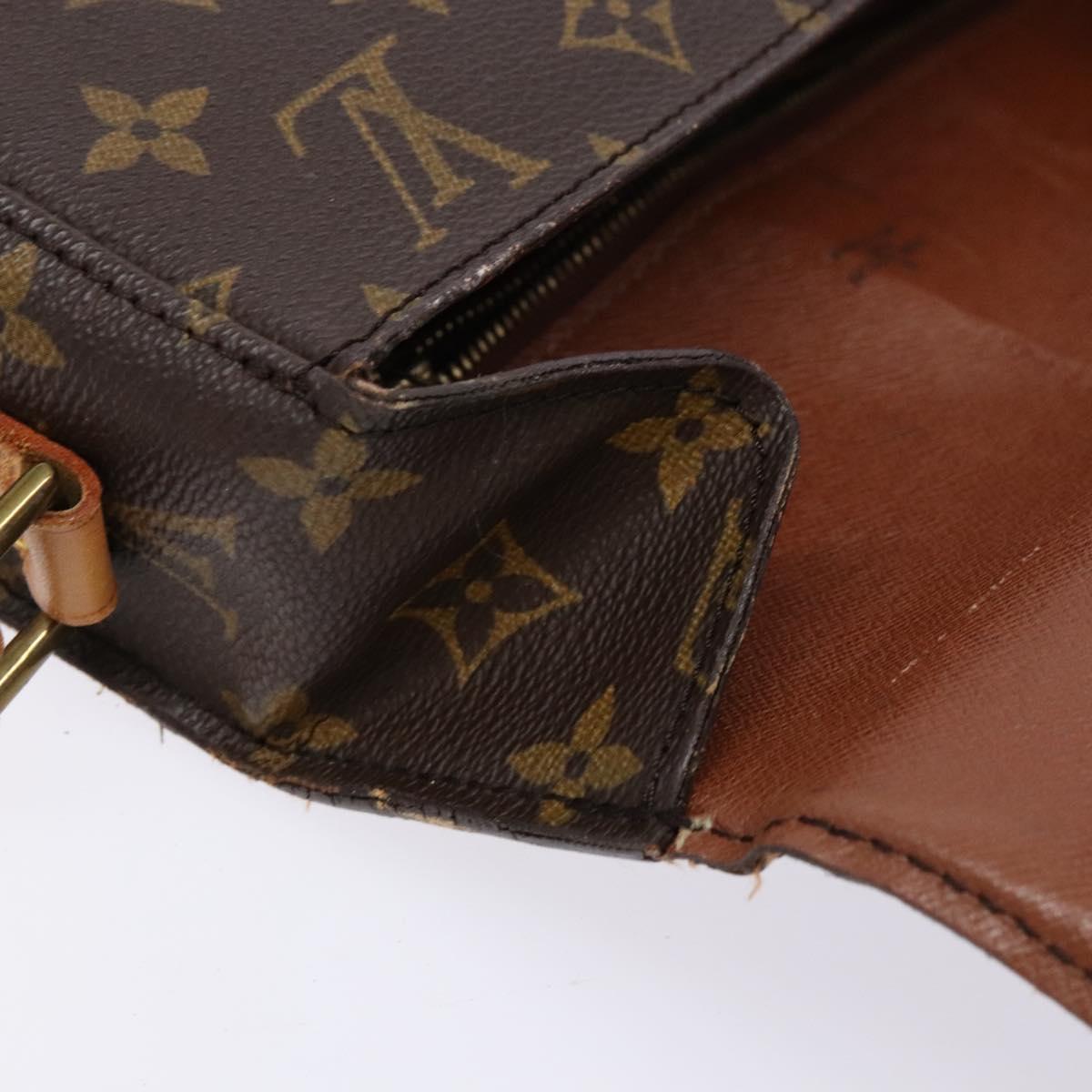 LOUIS VUITTON Monogram Saint Cloud GM Shoulder Bag M51242 LV Auth 140282