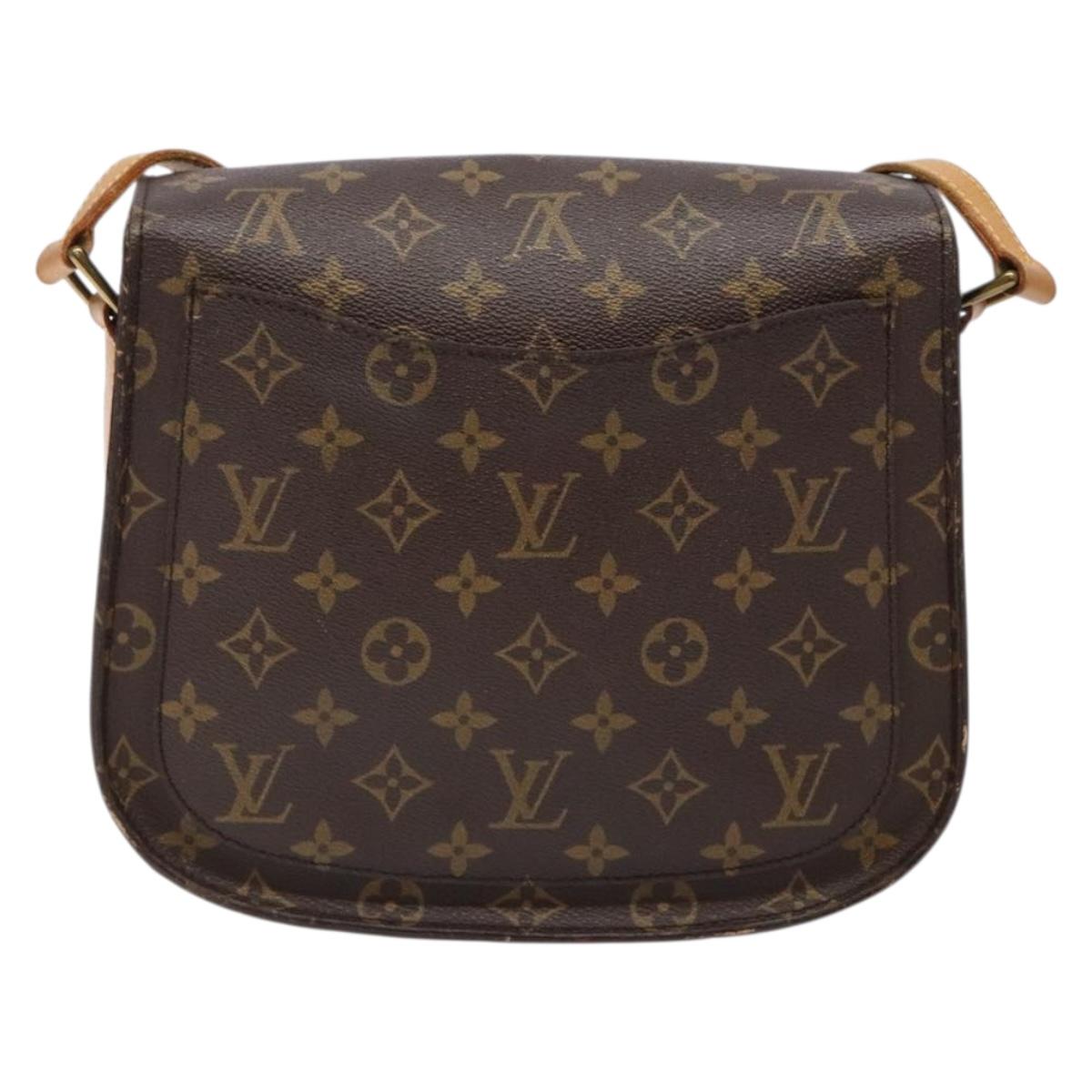 LOUIS VUITTON Monogram Saint Cloud GM Shoulder Bag M51242 LV Auth 140282