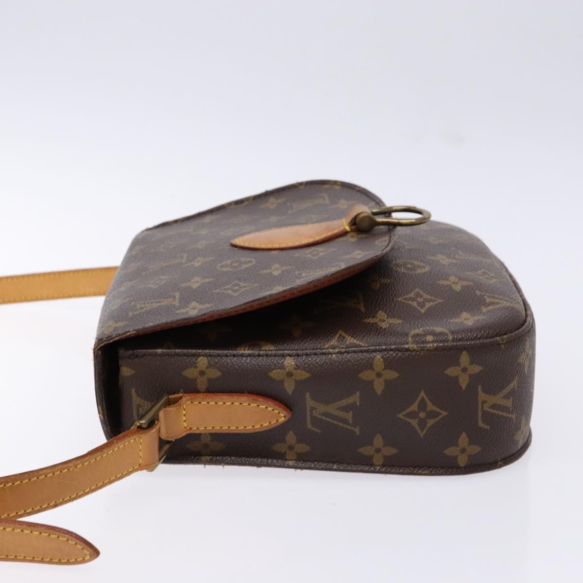 LOUIS VUITTON Monogram Saint Cloud GM Shoulder Bag M51242 LV Auth 140282