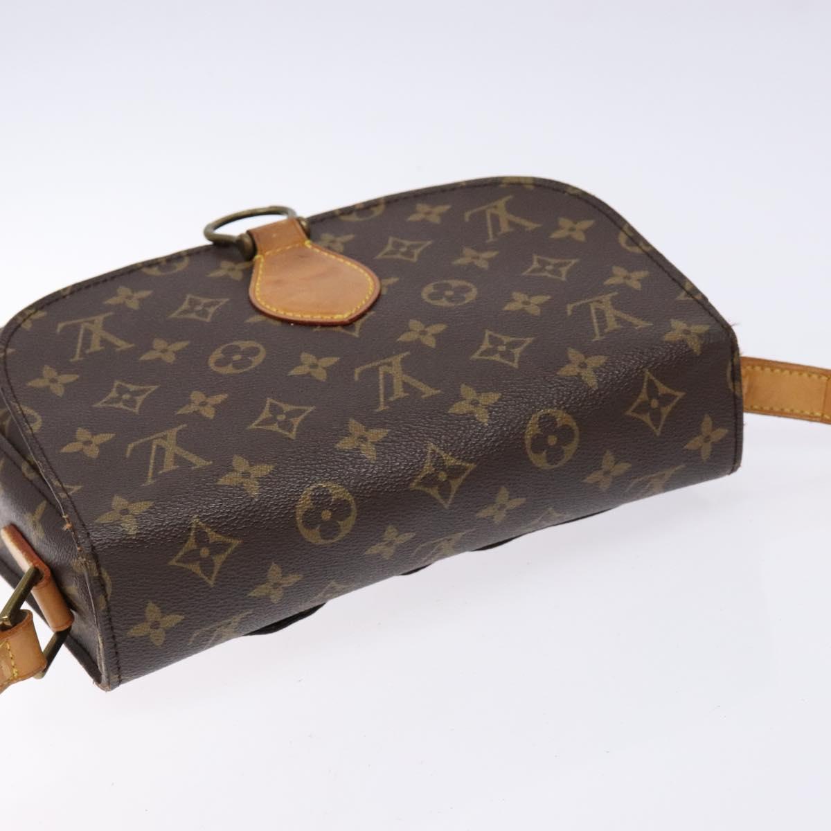 LOUIS VUITTON Monogram Saint Cloud GM Shoulder Bag M51242 LV Auth 140282