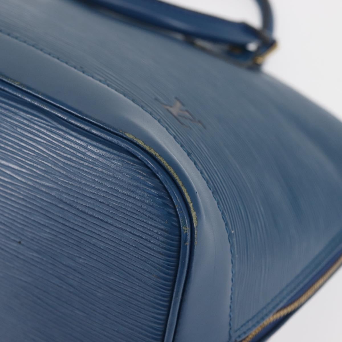 LOUIS VUITTON Epi Alma Hand Bag Toledo Blue M52145 LV Auth 140294