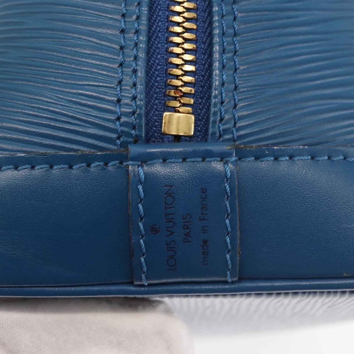 LOUIS VUITTON Epi Alma Hand Bag Toledo Blue M52145 LV Auth 140294