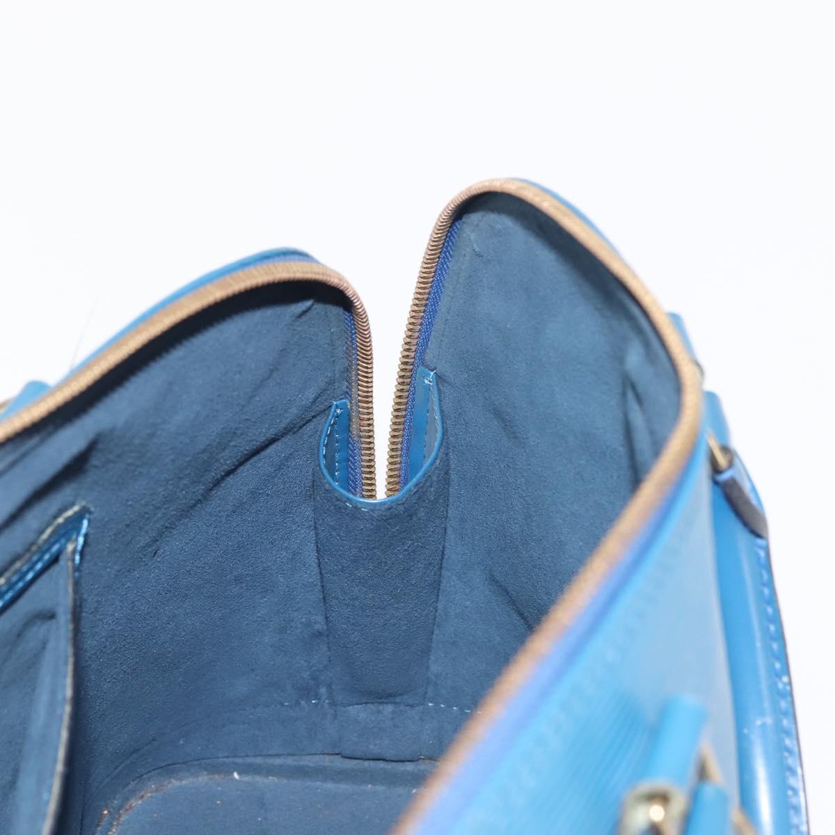LOUIS VUITTON Epi Alma Hand Bag Toledo Blue M52145 LV Auth 140294