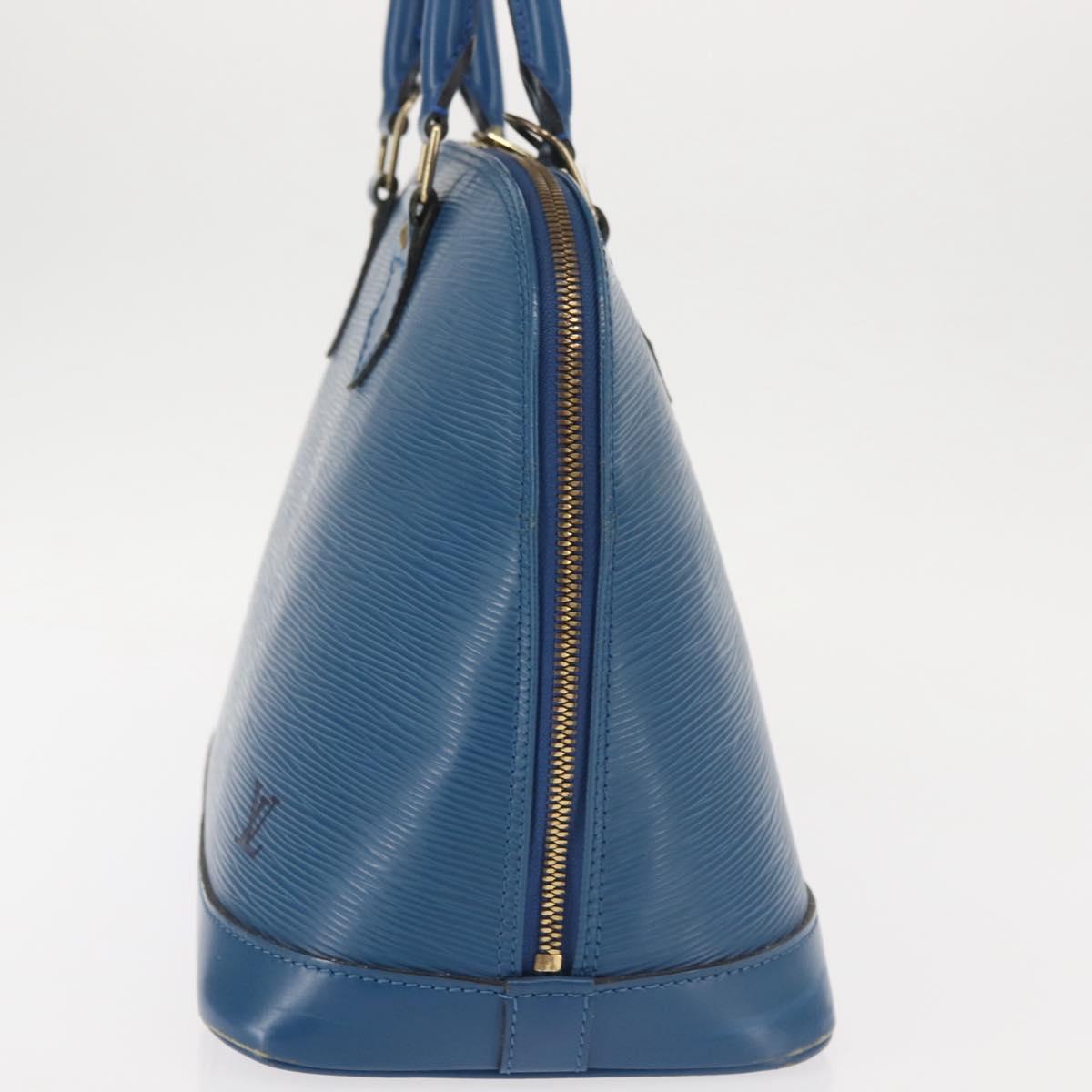 LOUIS VUITTON Epi Alma Hand Bag Toledo Blue M52145 LV Auth 140294