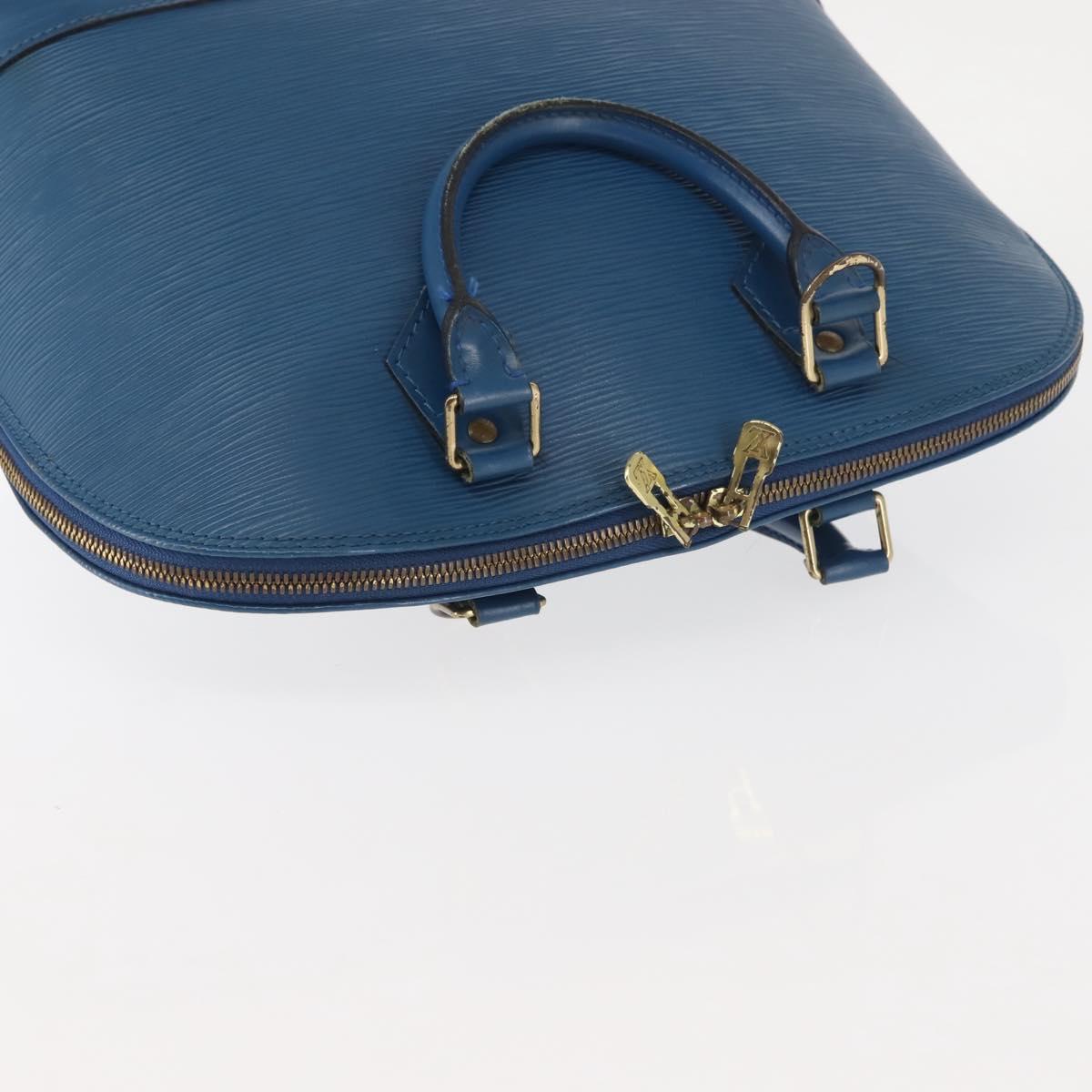LOUIS VUITTON Epi Alma Hand Bag Toledo Blue M52145 LV Auth 140294