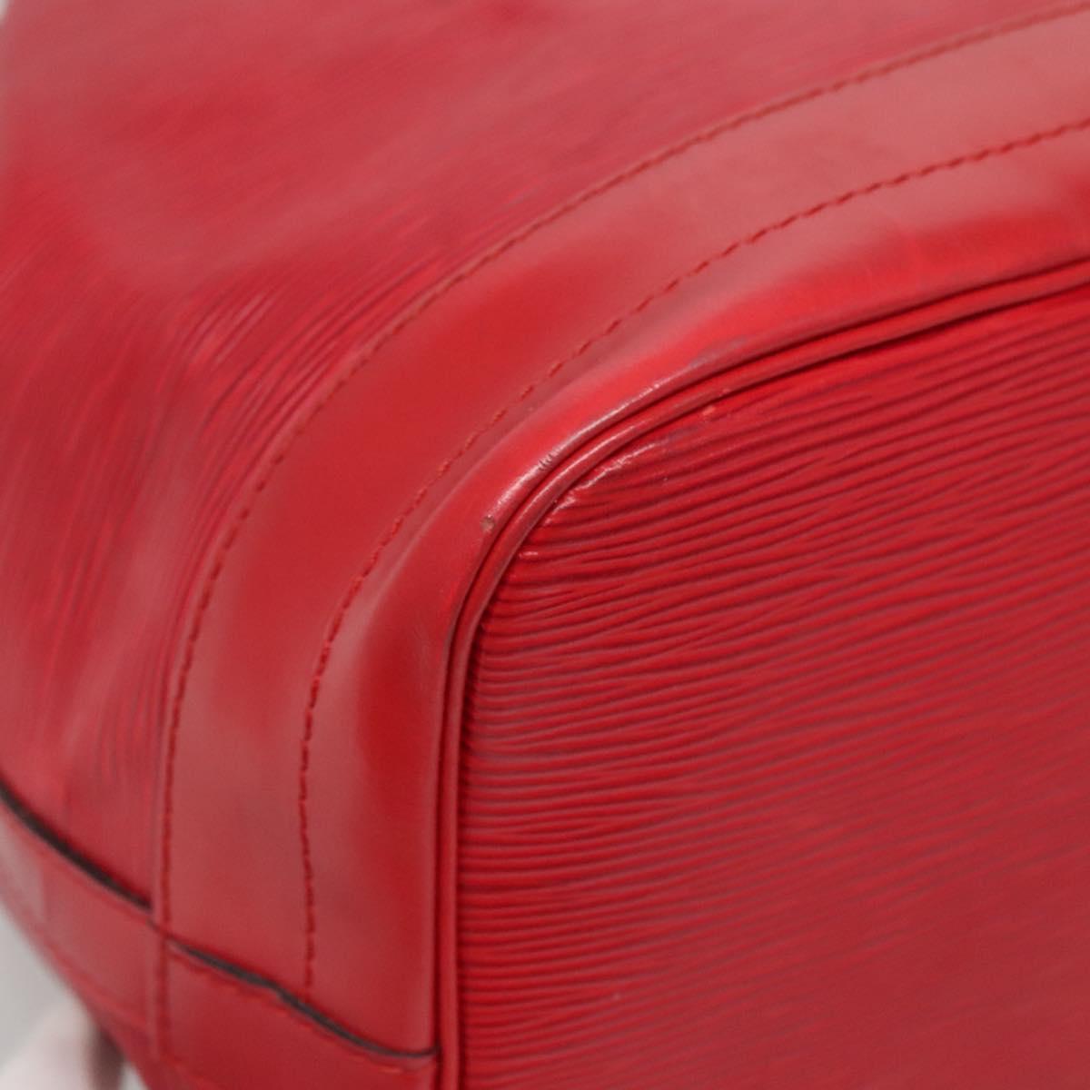 LOUIS VUITTON Epi Noe Shoulder Bag Red M44007 LV Auth 140295