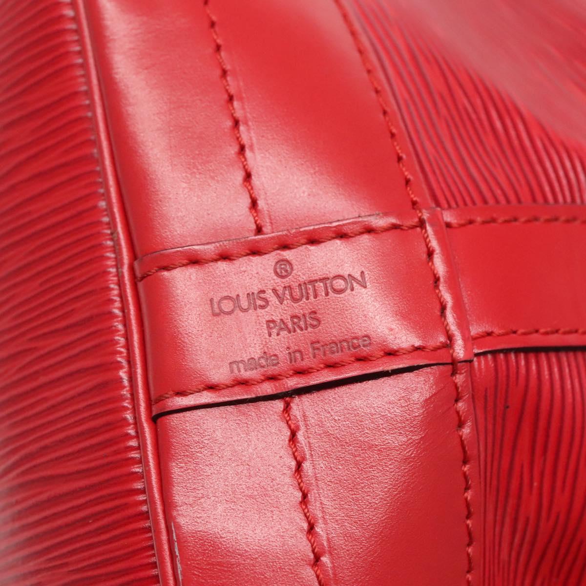 LOUIS VUITTON Epi Noe Shoulder Bag Red M44007 LV Auth 140295
