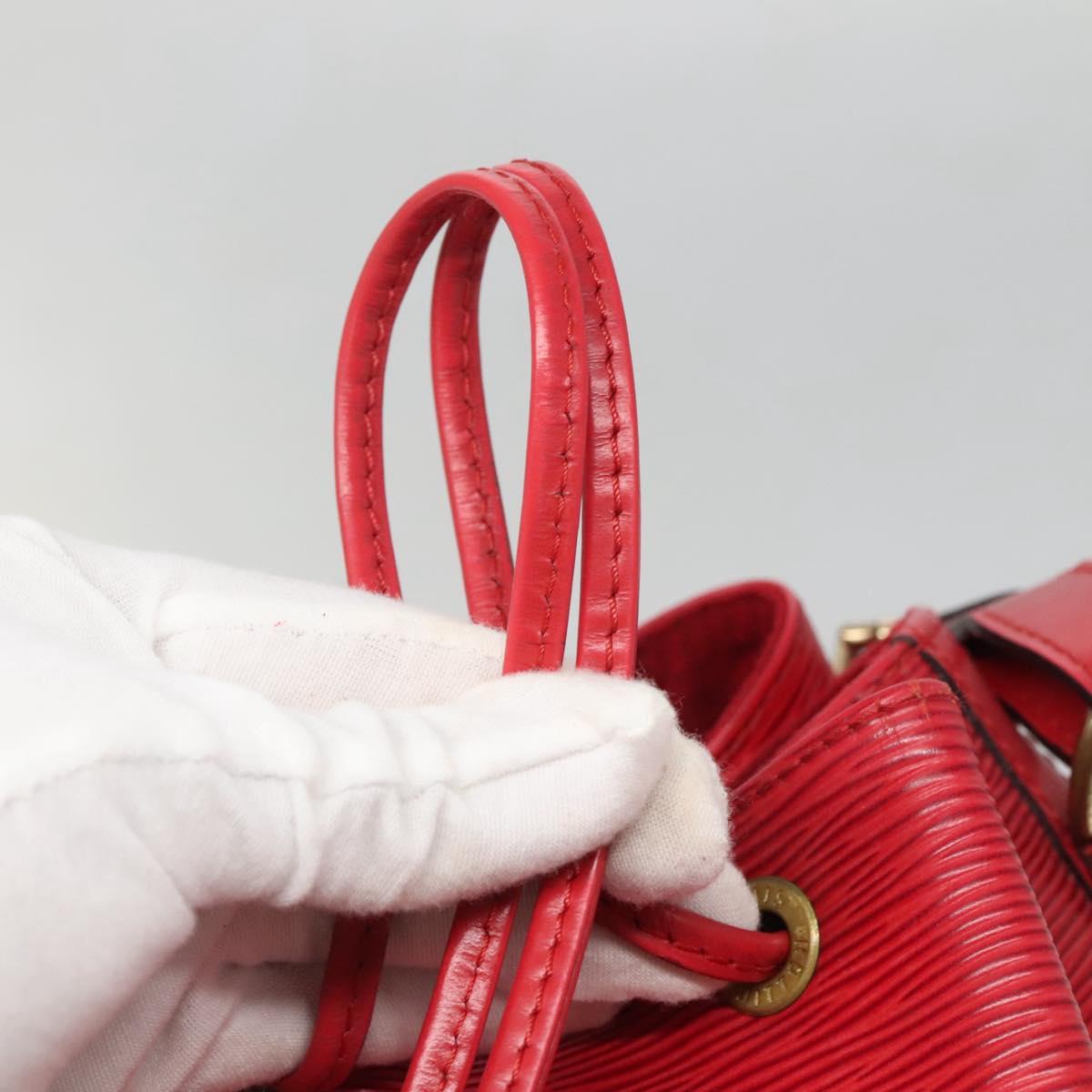 LOUIS VUITTON Epi Noe Shoulder Bag Red M44007 LV Auth 140295