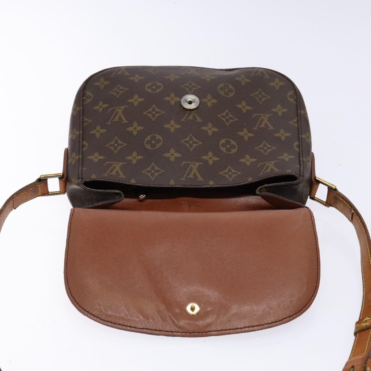 LOUIS VUITTON Monogram Saint Cloud GM Shoulder Bag M51242 LV Auth 140299