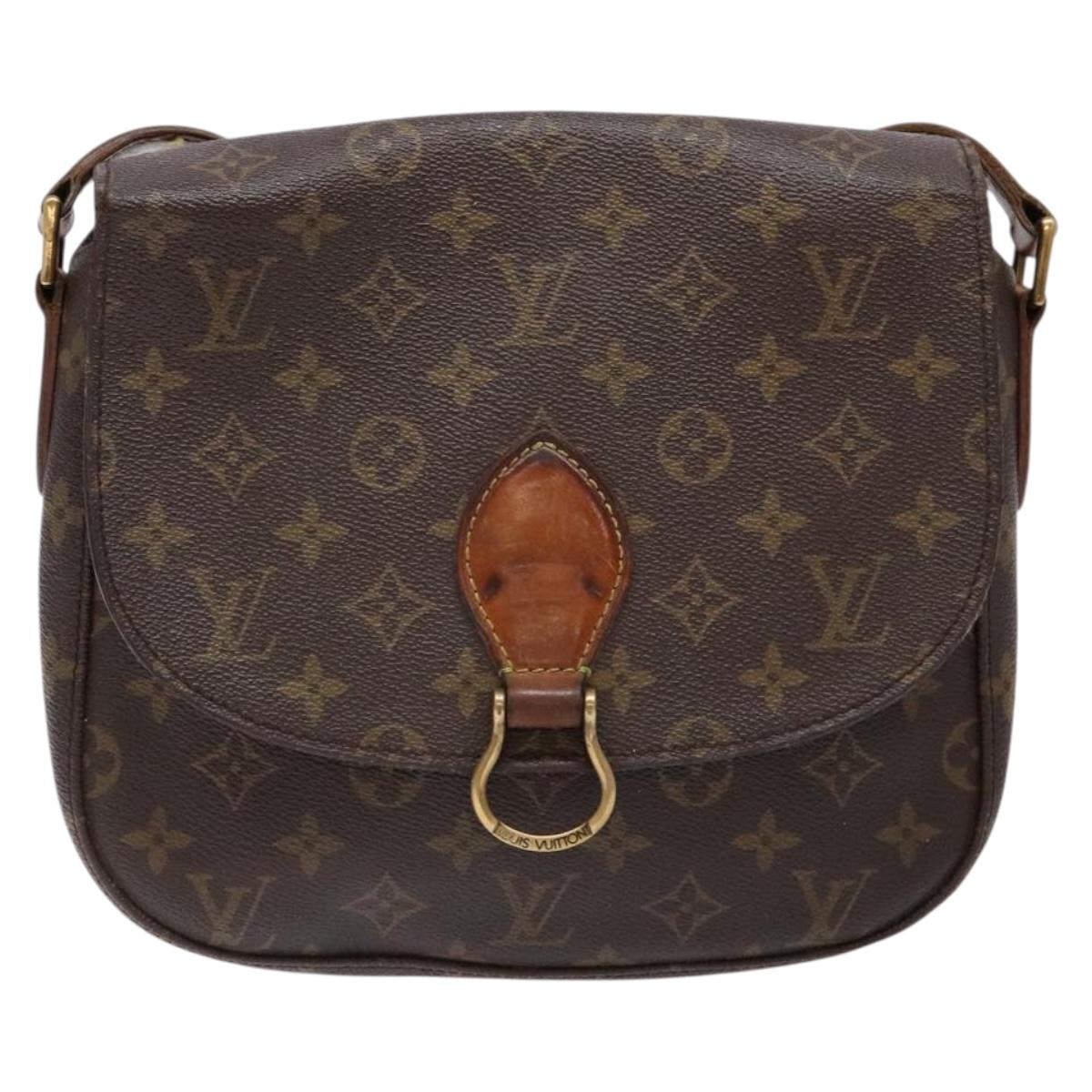 LOUIS VUITTON Monogram Saint Cloud GM Shoulder Bag M51242 LV Auth 140299