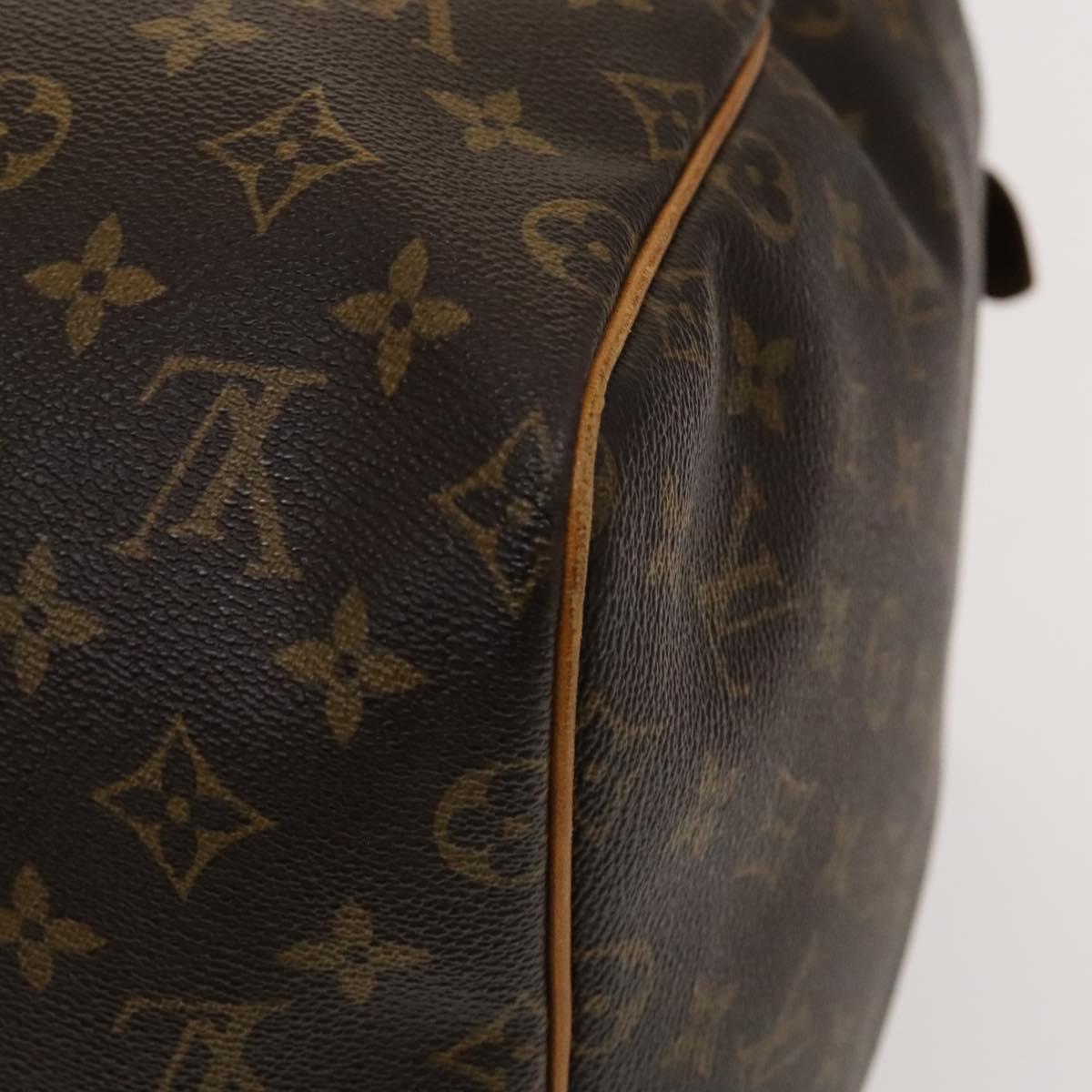 LOUIS VUITTON Monogram Keepall 55 Boston Bag M41424 LV Auth 140303