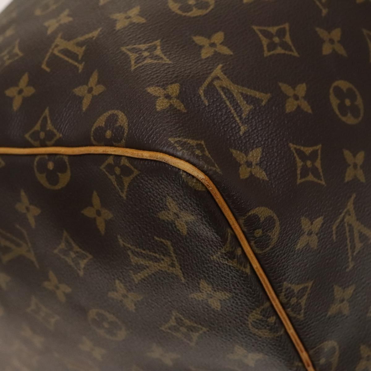 LOUIS VUITTON Monogram Keepall 55 Boston Bag M41424 LV Auth 140303