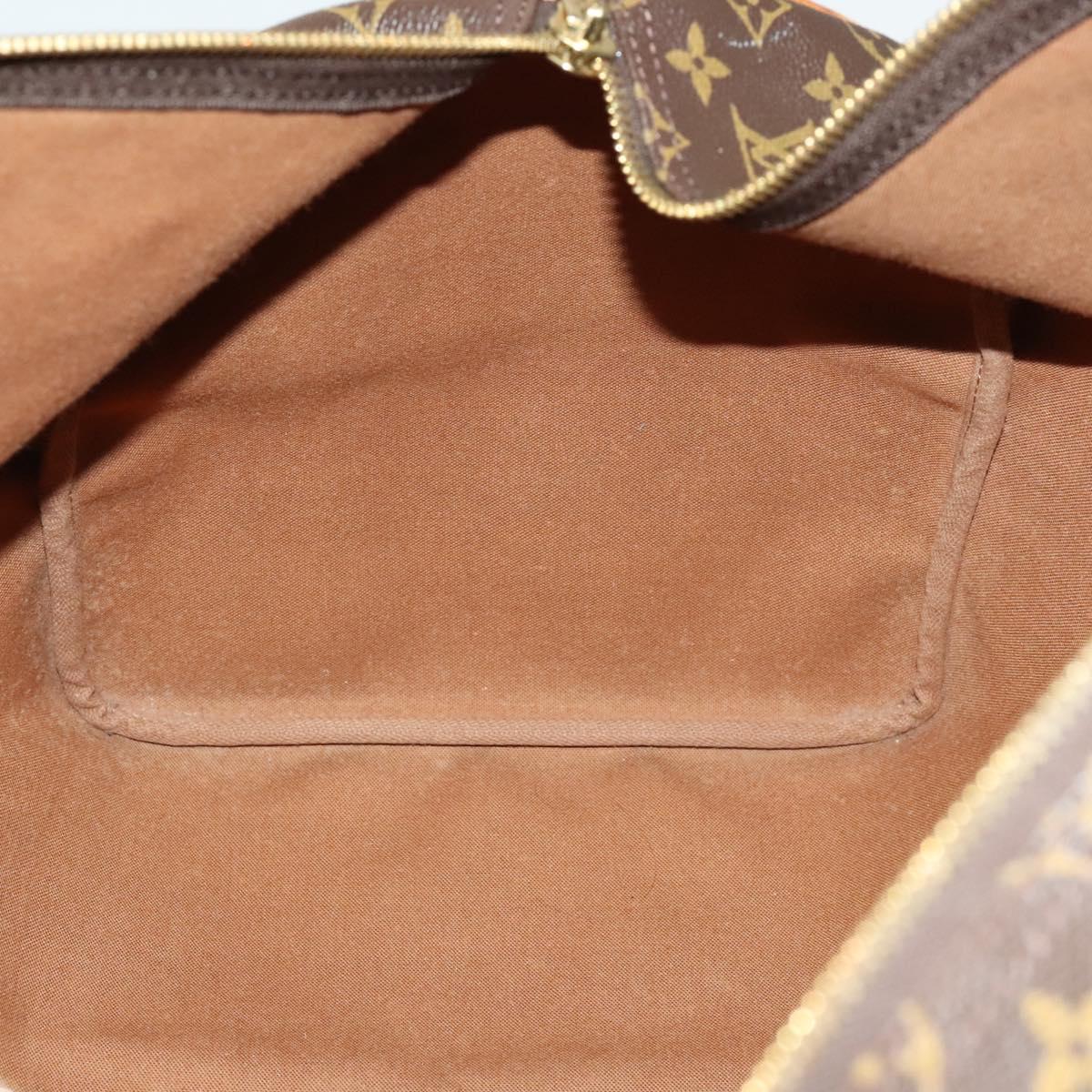 LOUIS VUITTON Monogram Keepall 55 Boston Bag M41424 LV Auth 140303