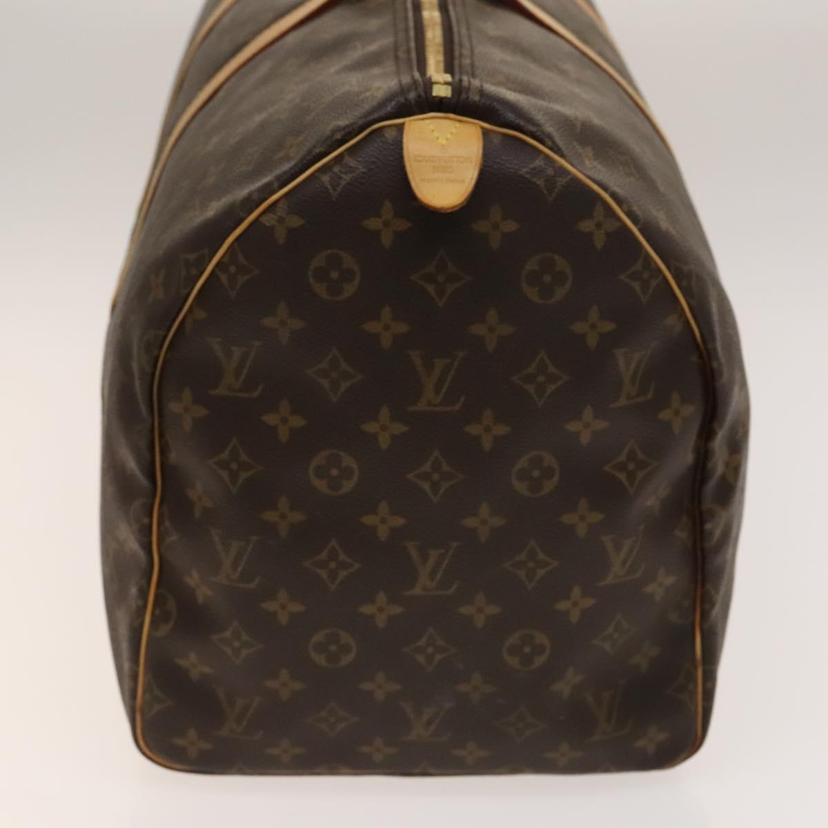 LOUIS VUITTON Monogram Keepall 55 Boston Bag M41424 LV Auth 140304