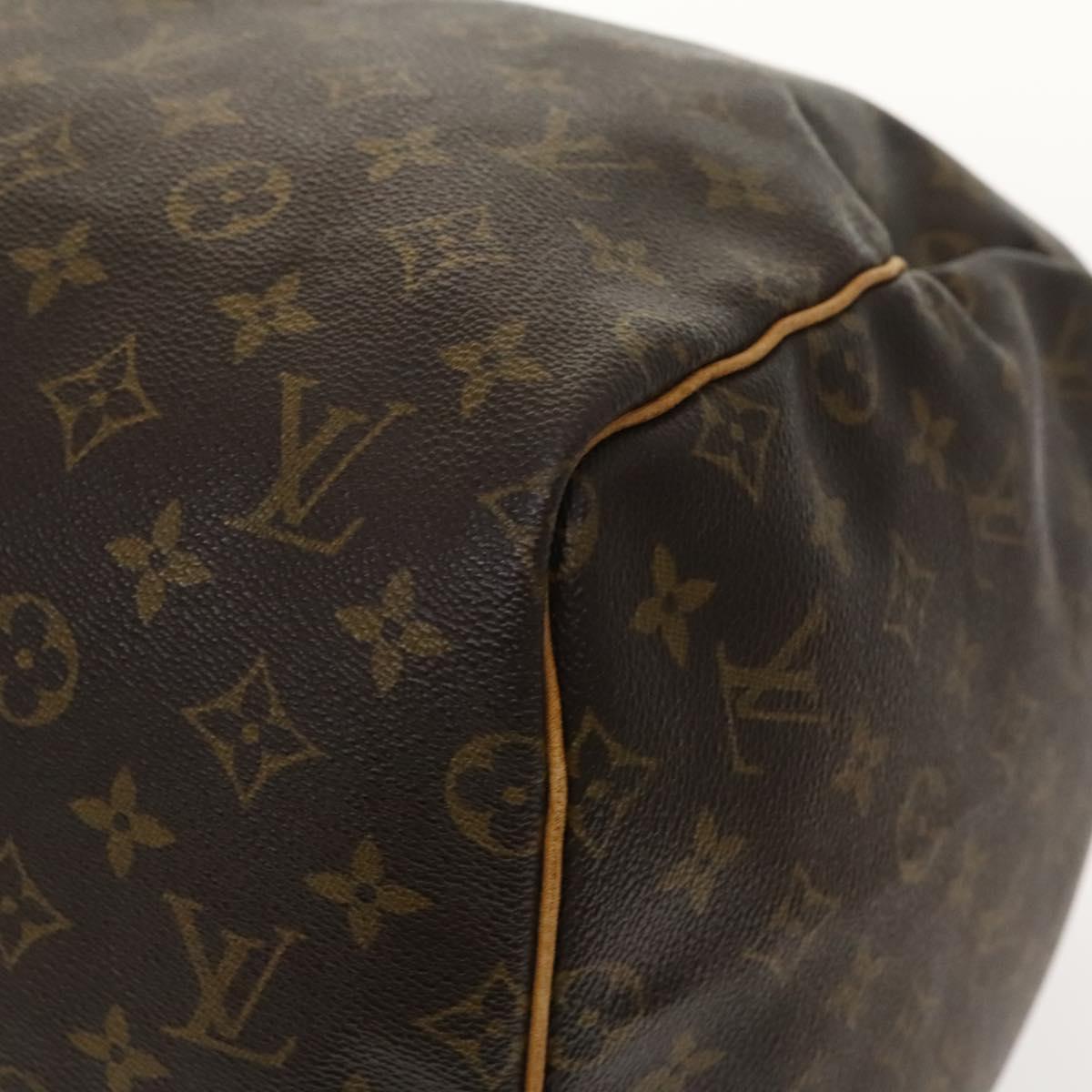 LOUIS VUITTON Monogram Keepall 55 Boston Bag M41424 LV Auth 140305