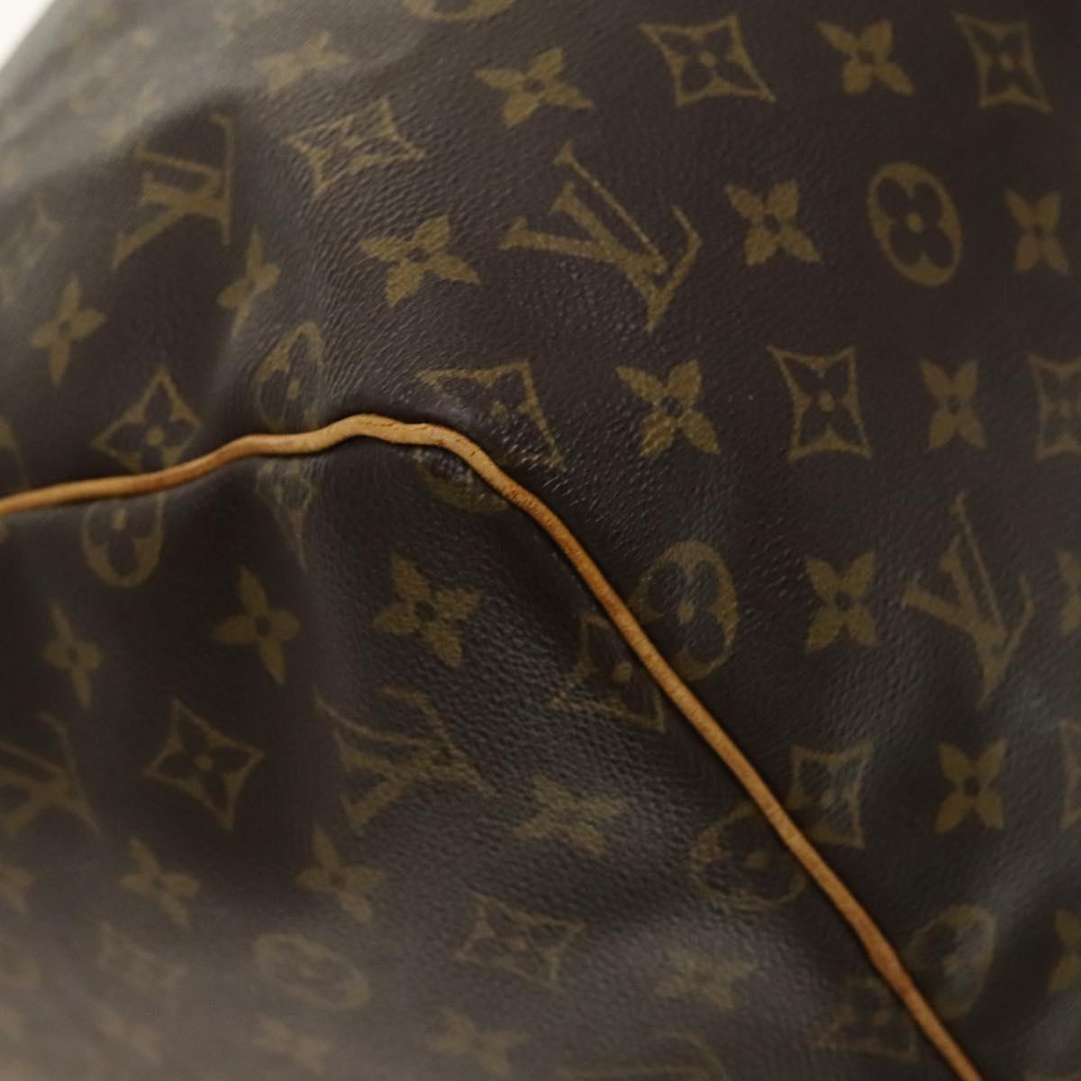LOUIS VUITTON Monogram Keepall 55 Boston Bag M41424 LV Auth 140305